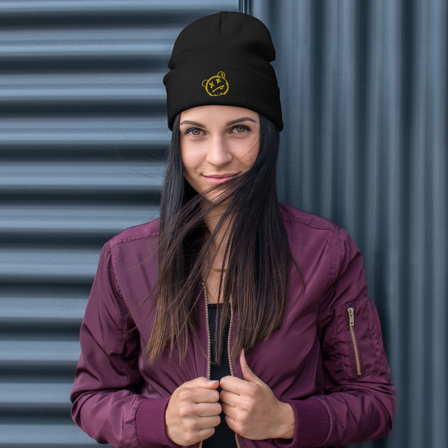 CKL Urban Embroidered Beanie - Premium Hats from Craftklart.store - Just $14! Shop now at Craftklart.store