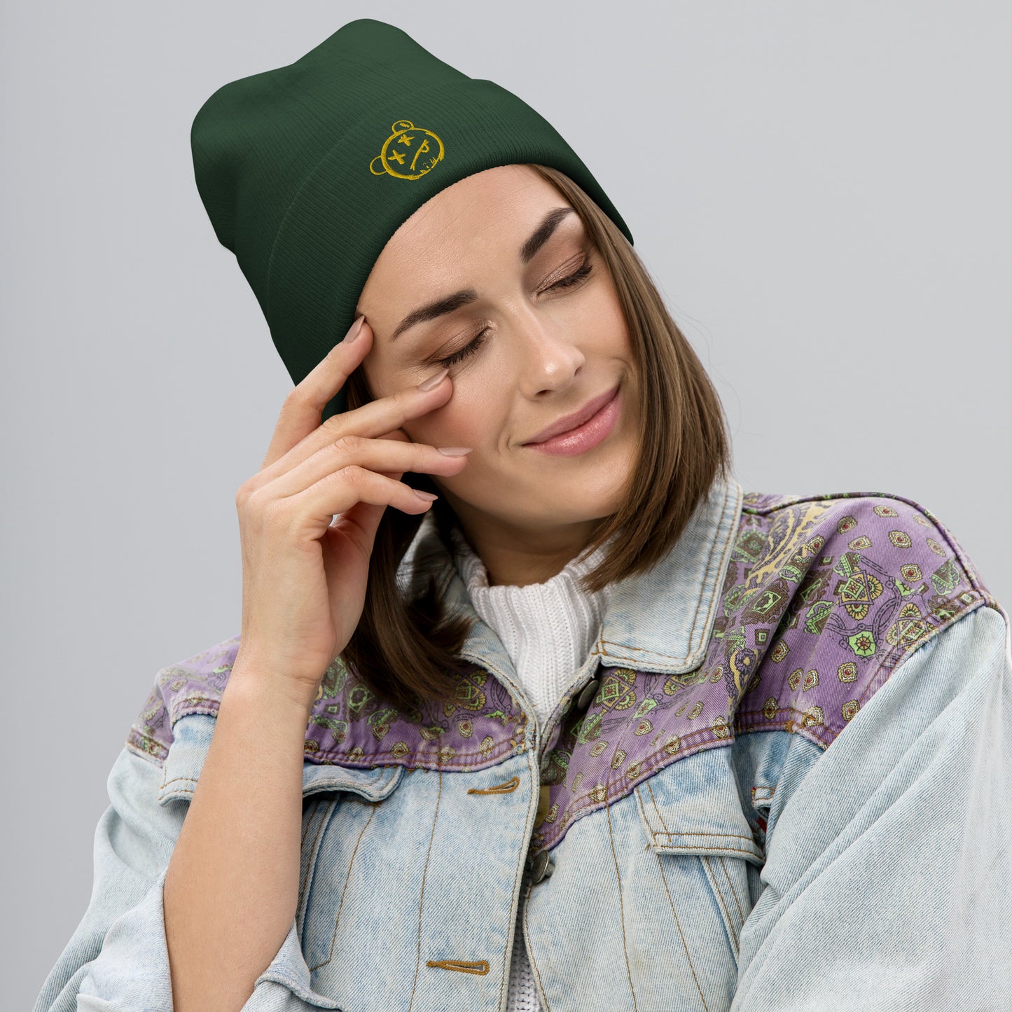 CKL Urban Embroidered Beanie - Premium Hats from Craftklart.store - Just $14! Shop now at Craftklart.store