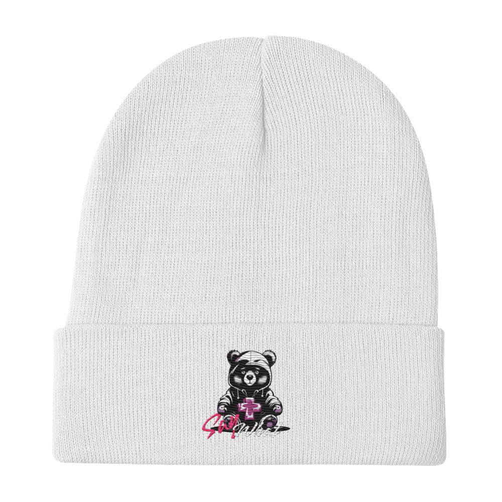 Embroidered Beanie - Premium Beanie from Craftklart.store - Just $17.50! Shop now at Craftklart.store