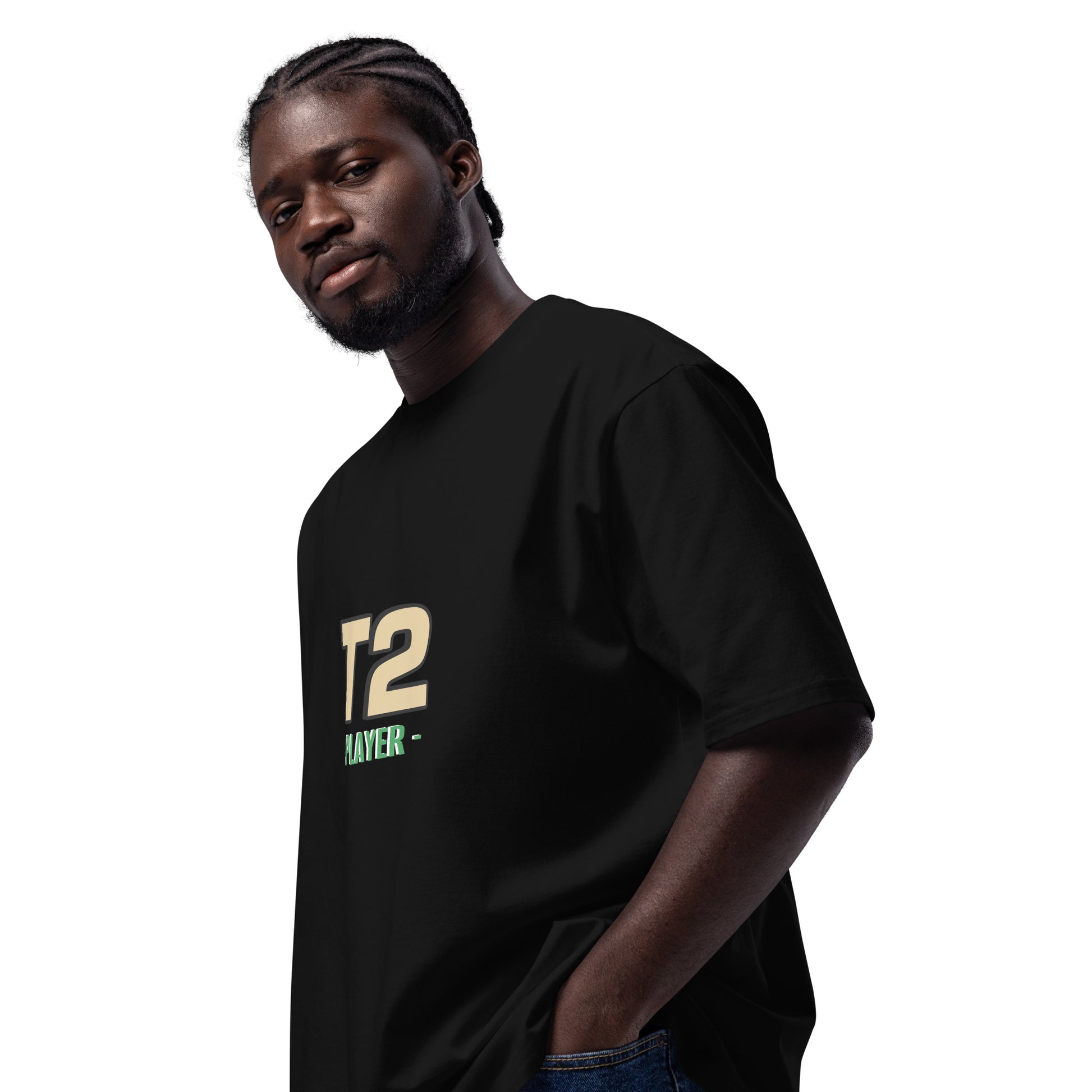 Oversized Heavyweight T-shirt T2 influenced - Premium T-Shirt from Craftklart.store - Just $27.50! Shop now at Craftklart.store