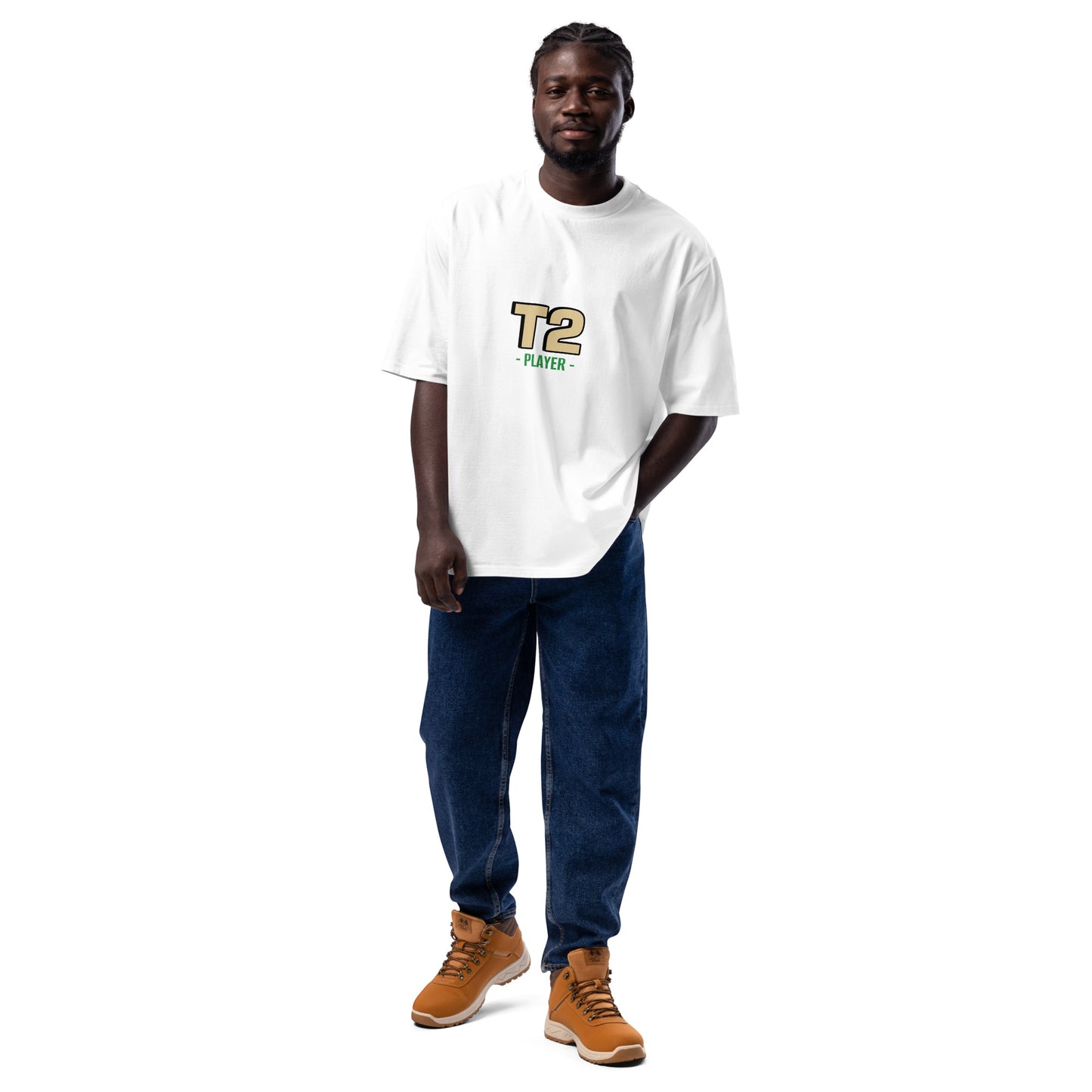 Oversized Heavyweight T-shirt T2 influenced - Premium T-Shirt from Craftklart.store - Just $27.50! Shop now at Craftklart.store