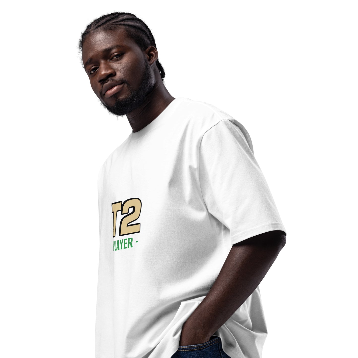 Oversized Heavyweight T-shirt T2 influenced - Premium T-Shirt from Craftklart.store - Just $27.50! Shop now at Craftklart.store