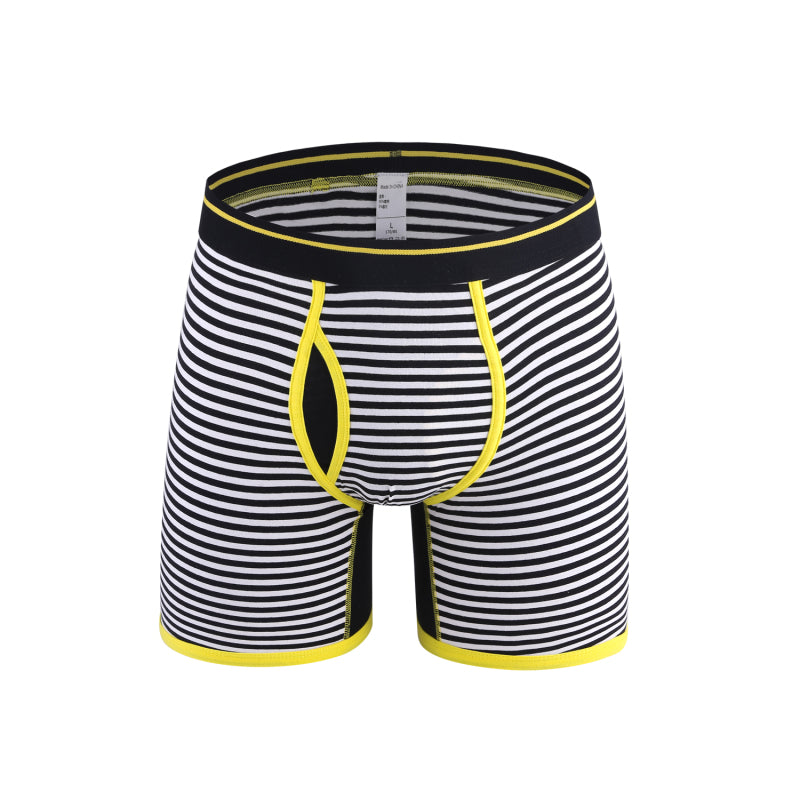 Men's Stretch Stripe Knit Boxer Briefs - Craftklart.store