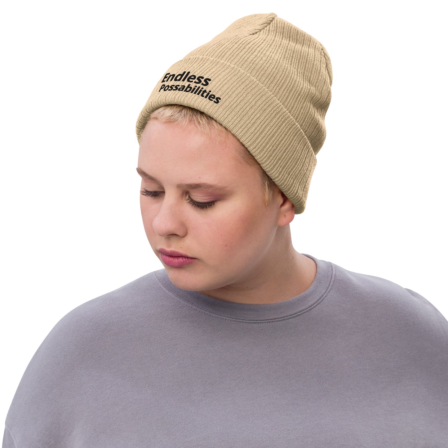 Ribbed Knit Beanie - Premium Beanie from Craftklart.store - Just $16! Shop now at Craftklart.store