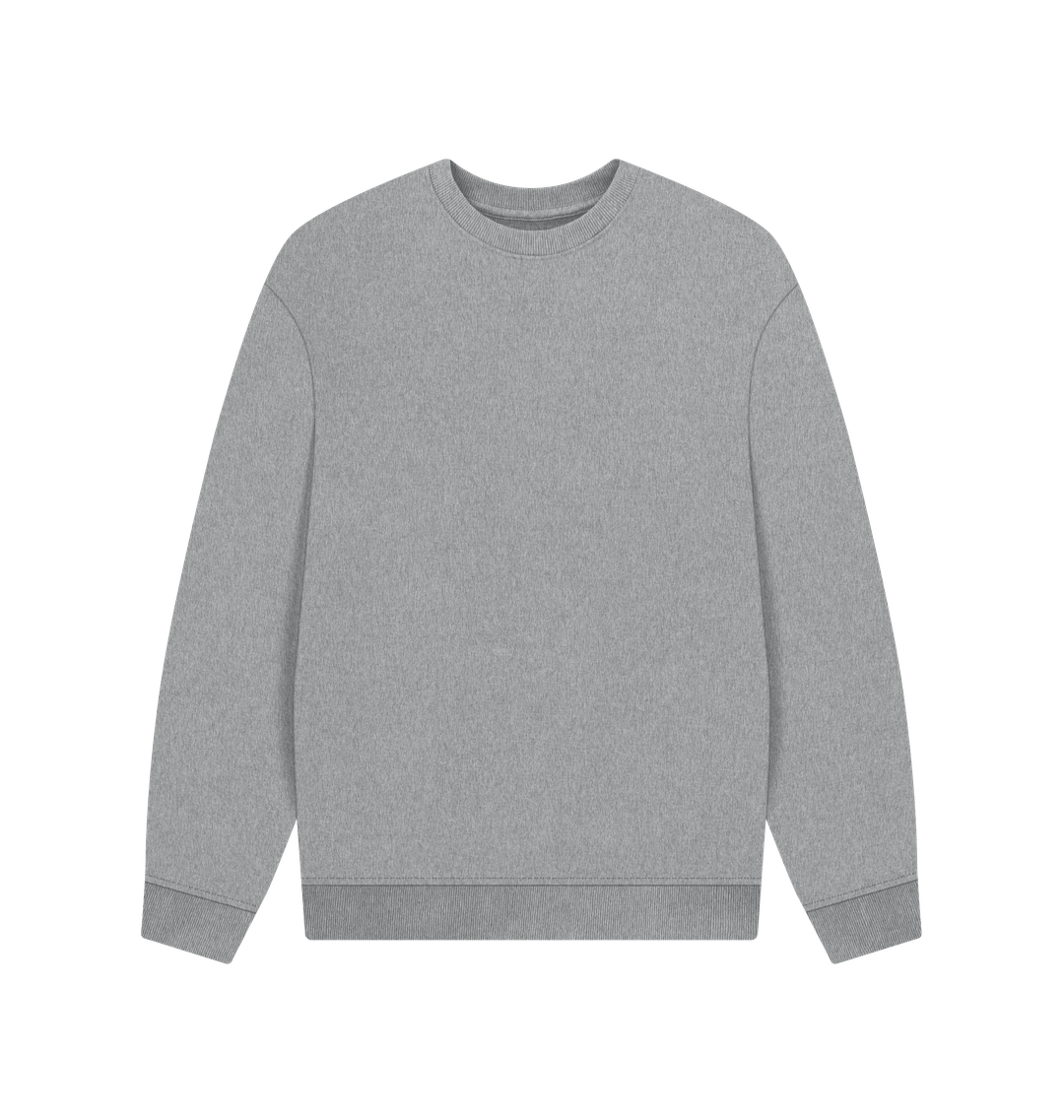Athletic Grey Printed Sweater Front