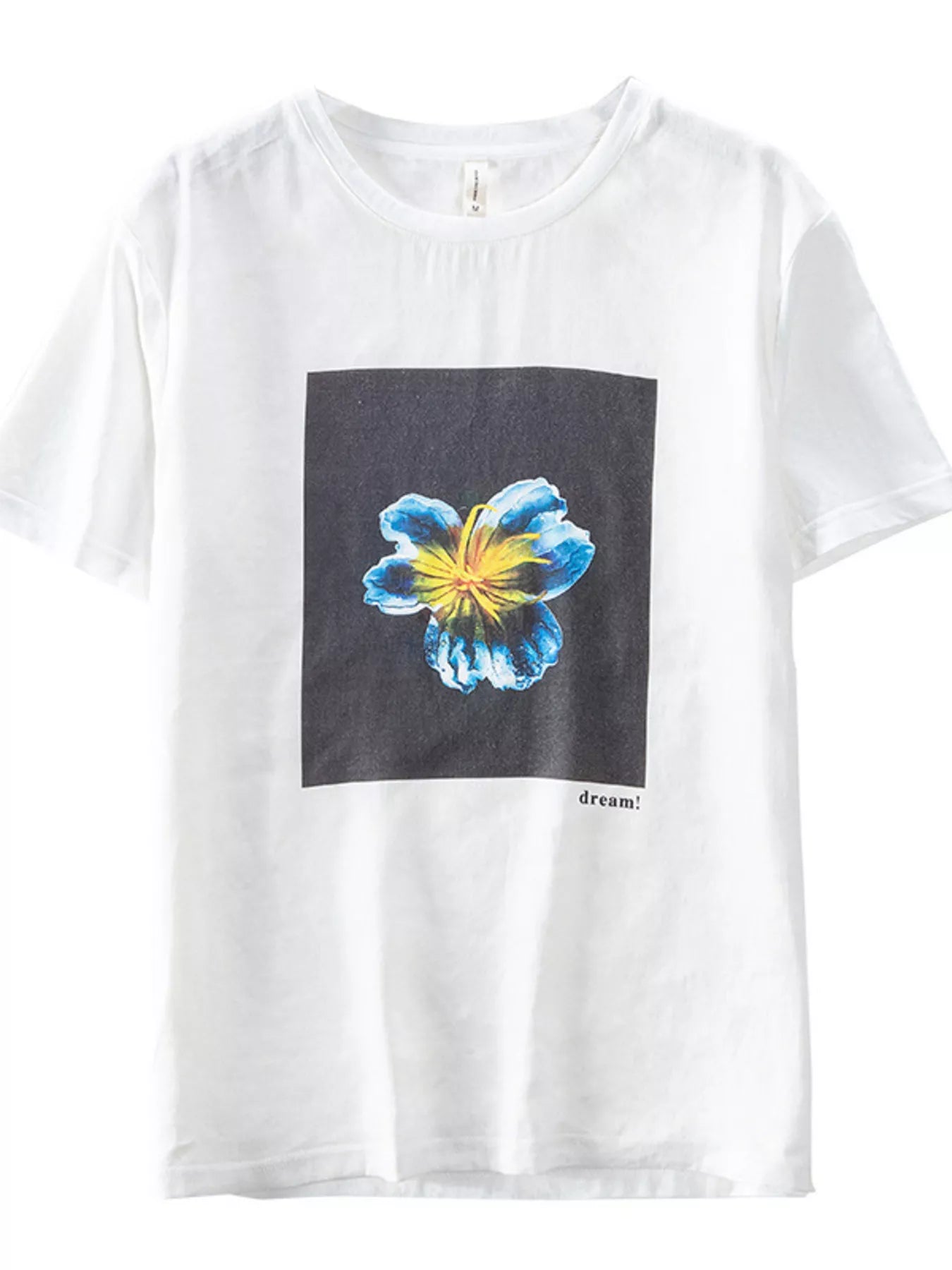 Men's Plus Size Floral Graphic Relaxed Fit T-Shirt | Minimalist Streetwear | Craftklart