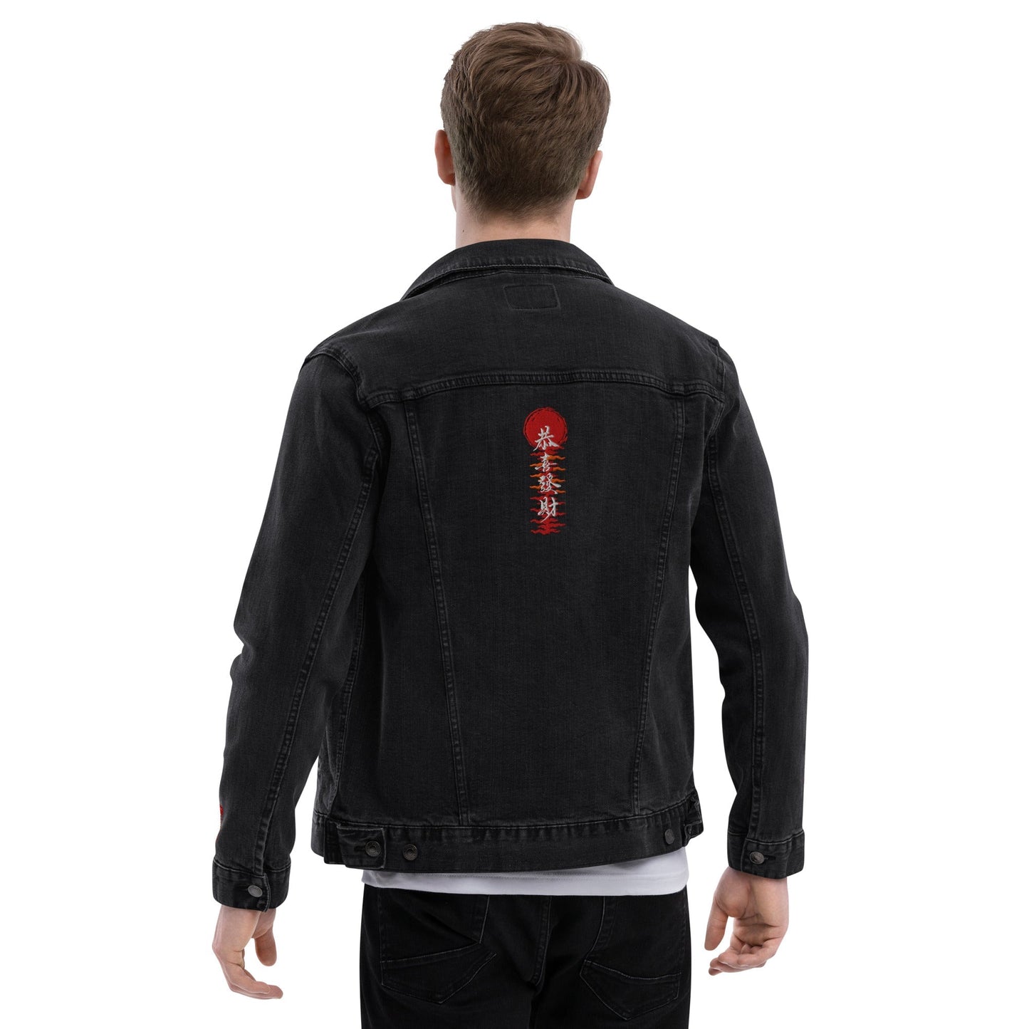CKL Eastern Embroidery Denim Jacket - Premium Denim Jacket from Craftklart.store - Just $78! Shop now at Craftklart.store