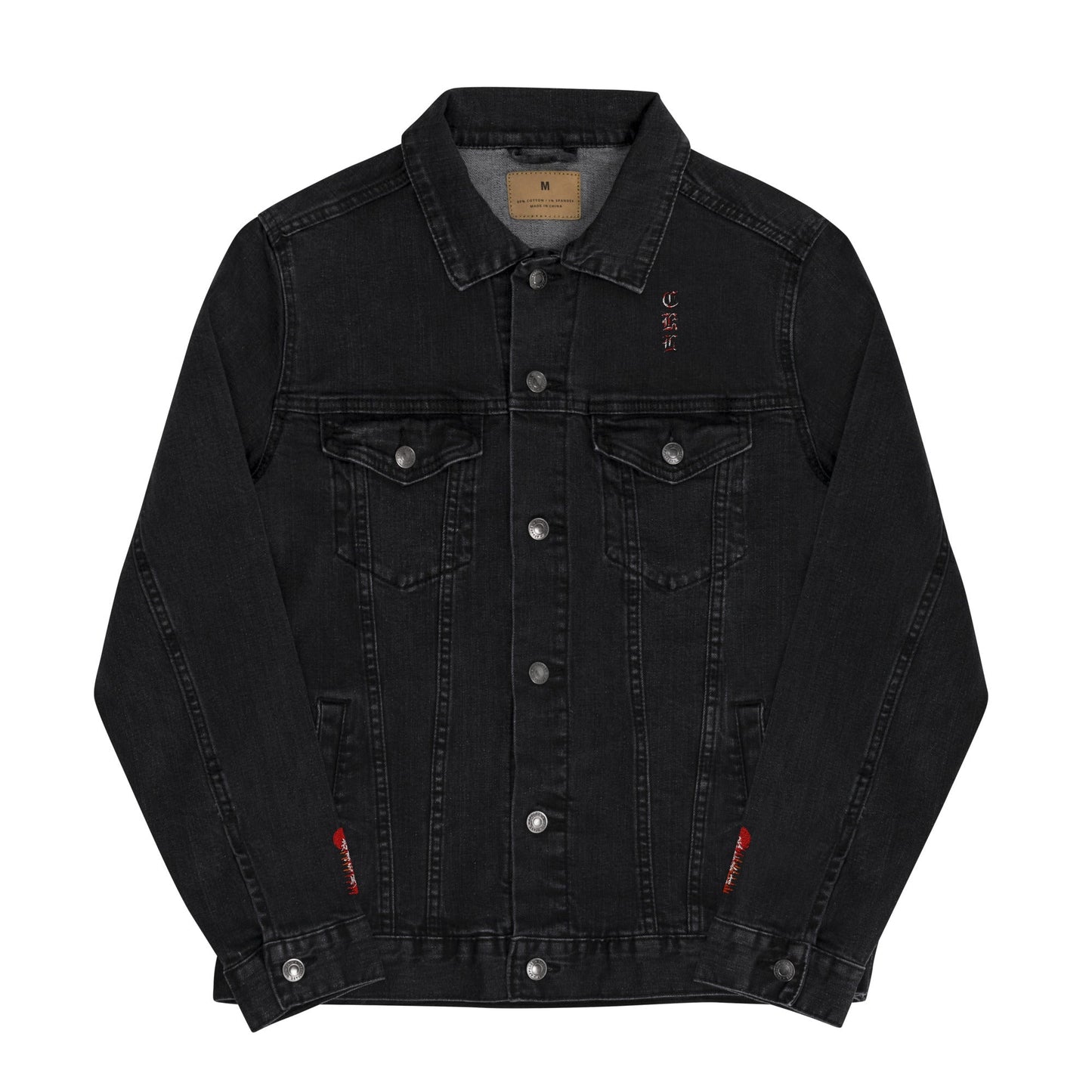 CKL Eastern Embroidery Denim Jacket - Premium Denim Jacket from Craftklart.store - Just $78! Shop now at Craftklart.store