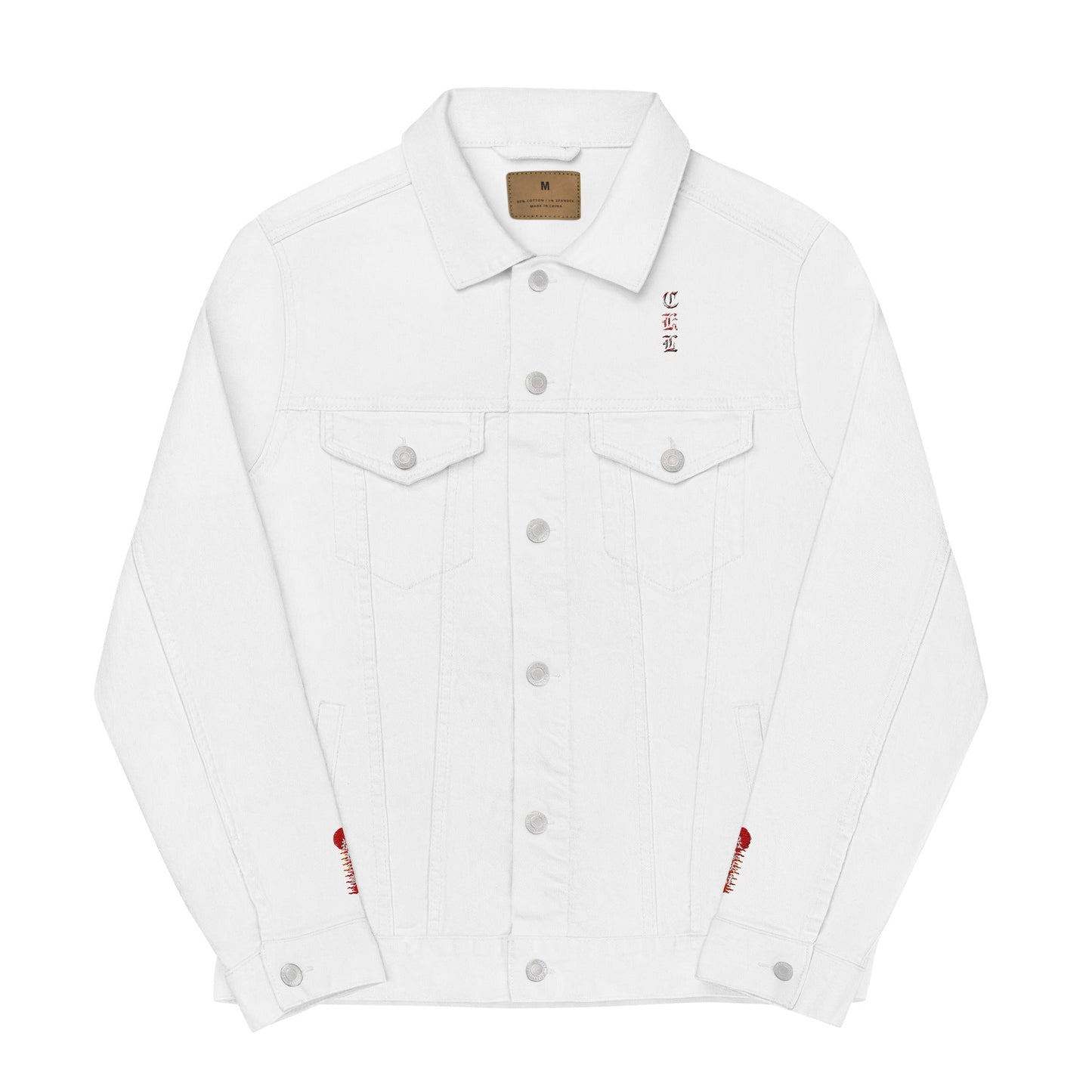 CKL Eastern Embroidery Denim Jacket - Premium Denim Jacket from Craftklart.store - Just $78! Shop now at Craftklart.store