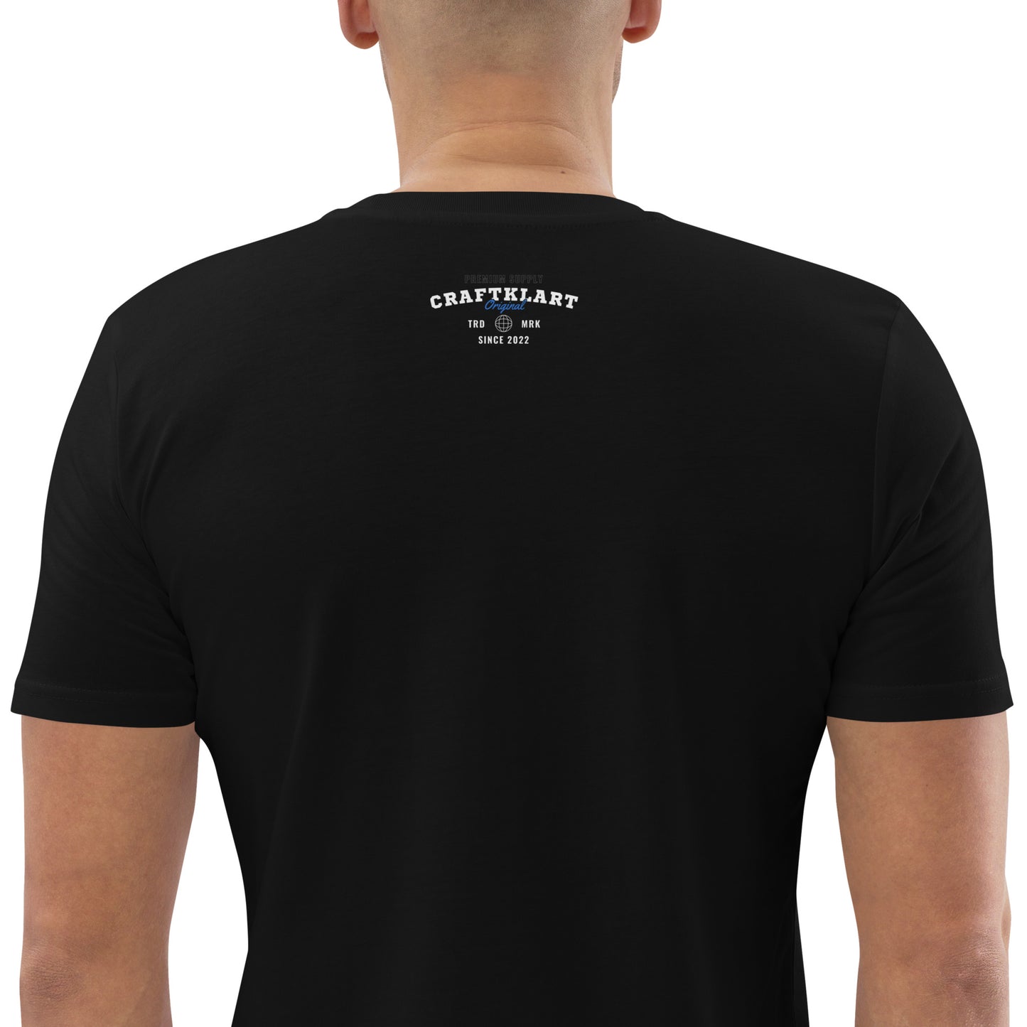Craftklart (Back Print) Organic Cotton T-shirt - Premium T-Shirt from Craftklart.store - Just $19! Shop now at Craftklart.store