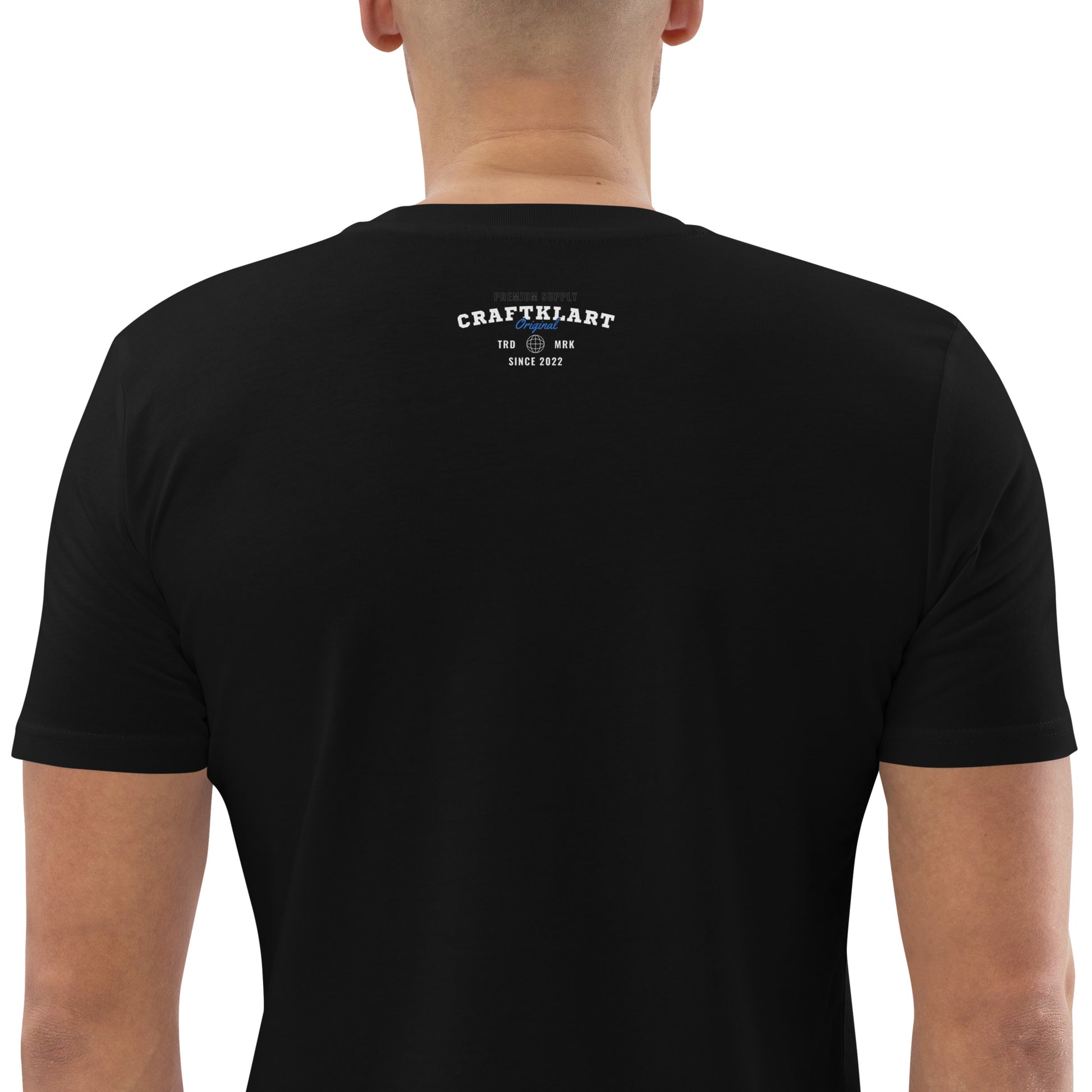Craftklart (Back Print) Organic Cotton T-shirt - Premium T-Shirt from Craftklart.store - Just $19! Shop now at Craftklart.store