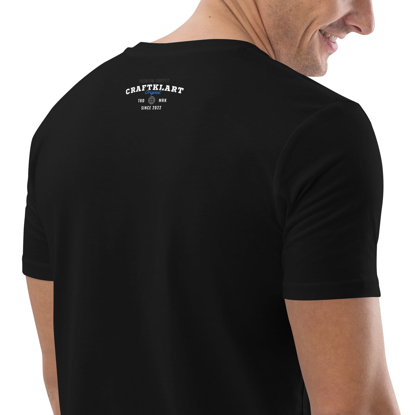 Craftklart (Back Print) Organic Cotton T-shirt - Premium T-Shirt from Craftklart.store - Just $19! Shop now at Craftklart.store