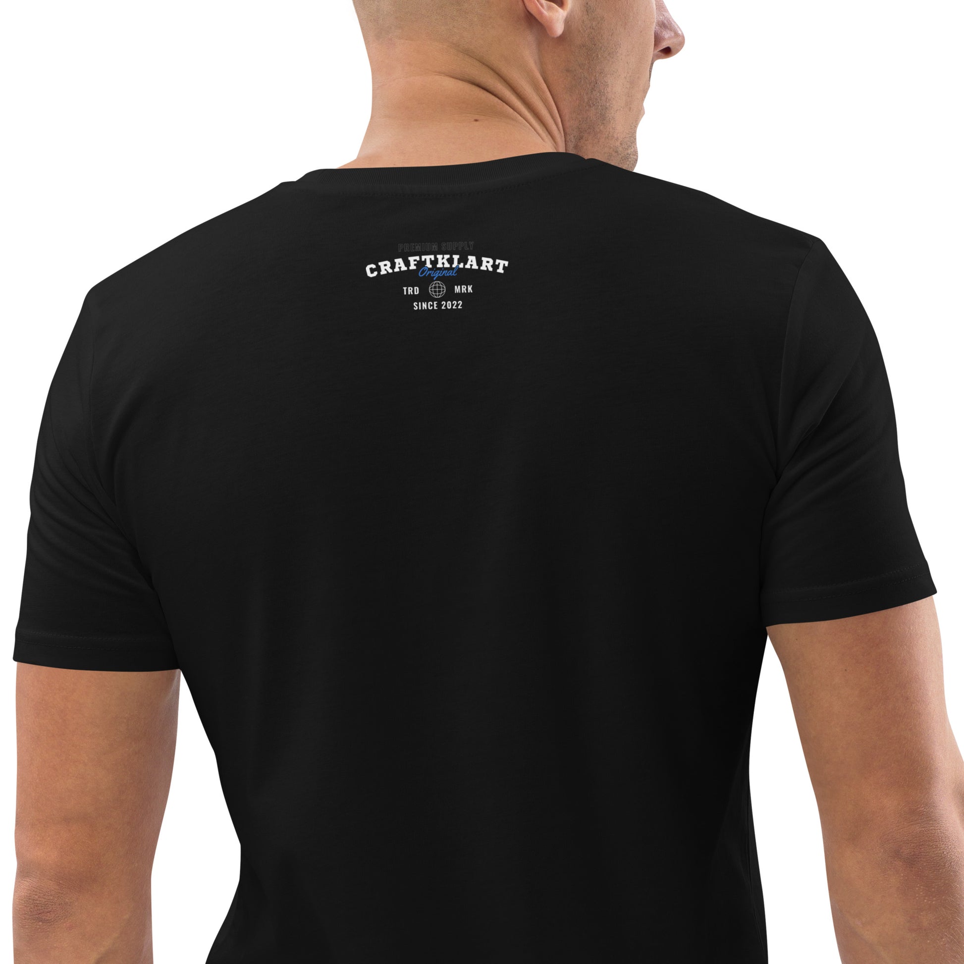 Craftklart (Back Print) Organic Cotton T-shirt - Premium T-Shirt from Craftklart.store - Just $19! Shop now at Craftklart.store