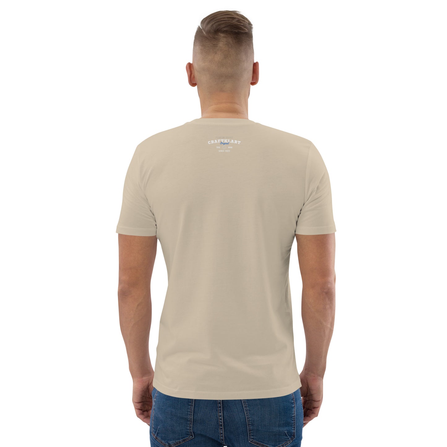 Craftklart (Back Print) Organic Cotton T-shirt - Premium T-Shirt from Craftklart.store - Just $19! Shop now at Craftklart.store