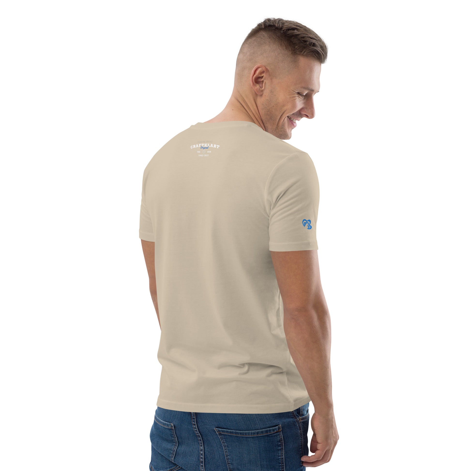 Craftklart (Back Print) Organic Cotton T-shirt - Premium T-Shirt from Craftklart.store - Just $19! Shop now at Craftklart.store