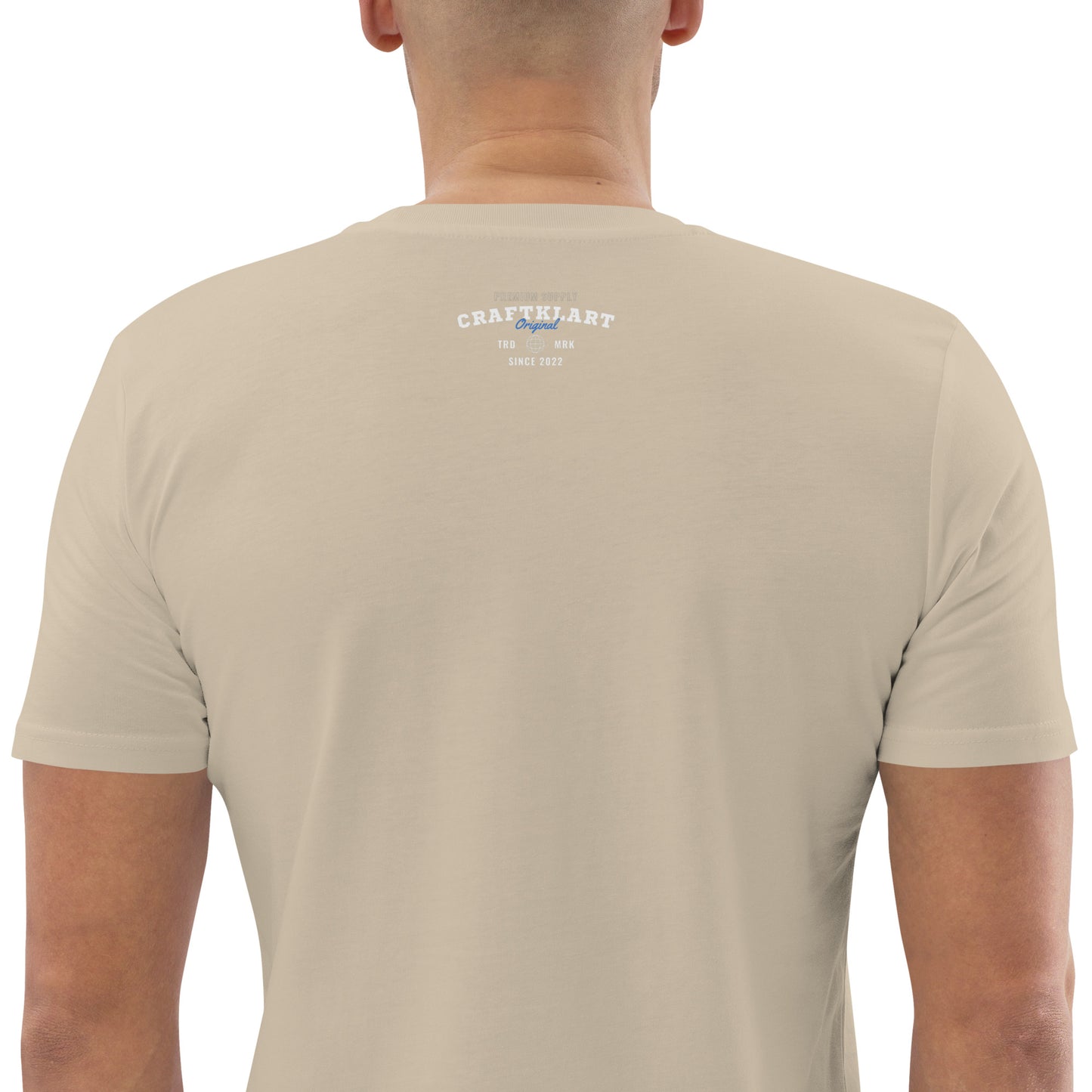 Craftklart (Back Print) Organic Cotton T-shirt - Premium T-Shirt from Craftklart.store - Just $19! Shop now at Craftklart.store