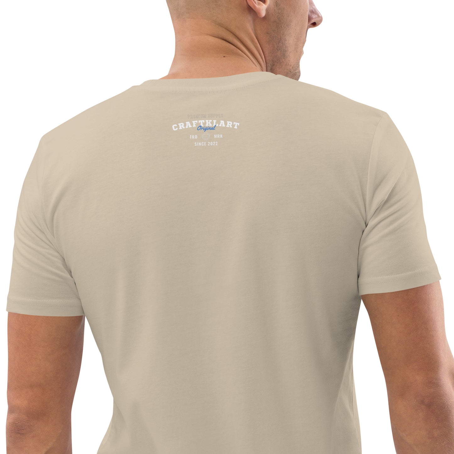 Craftklart (Back Print) Organic Cotton T-shirt - Premium T-Shirt from Craftklart.store - Just $19! Shop now at Craftklart.store
