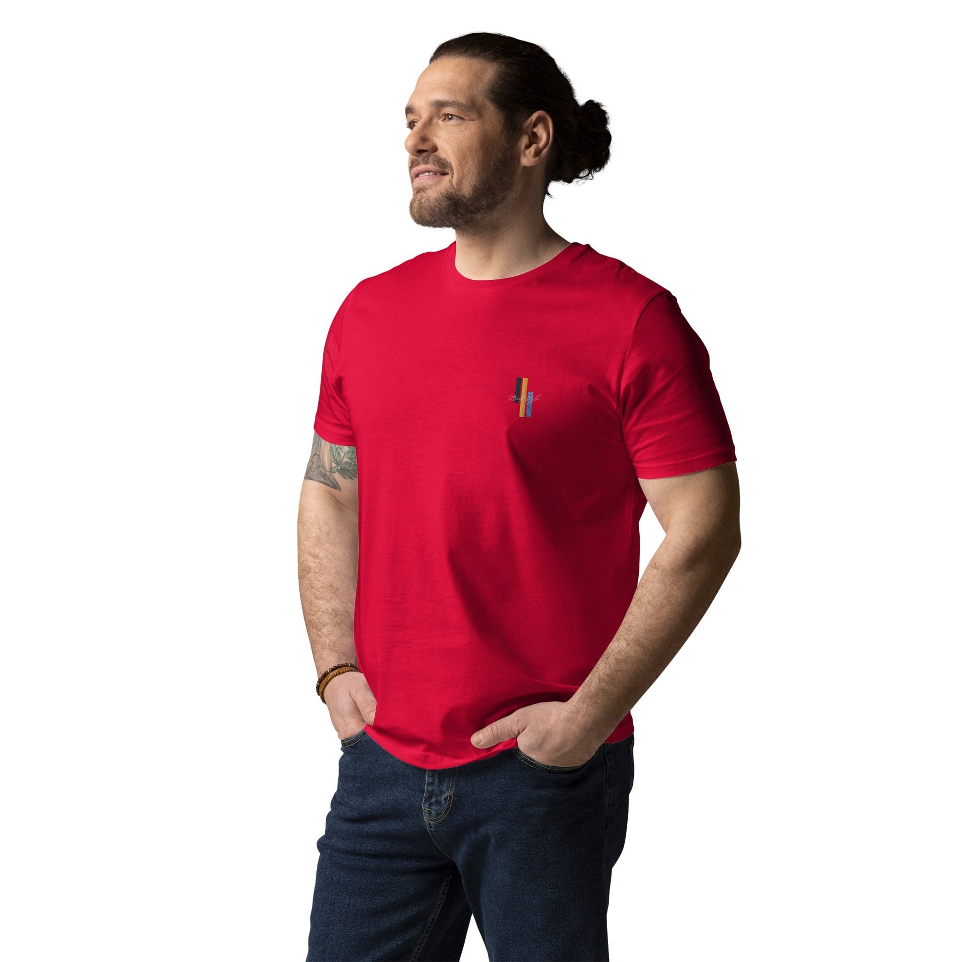 Craftklart Style Print Organic Cotton T-shirt - Premium T-Shirt from Craftklart.store - Just $21! Shop now at Craftklart.store