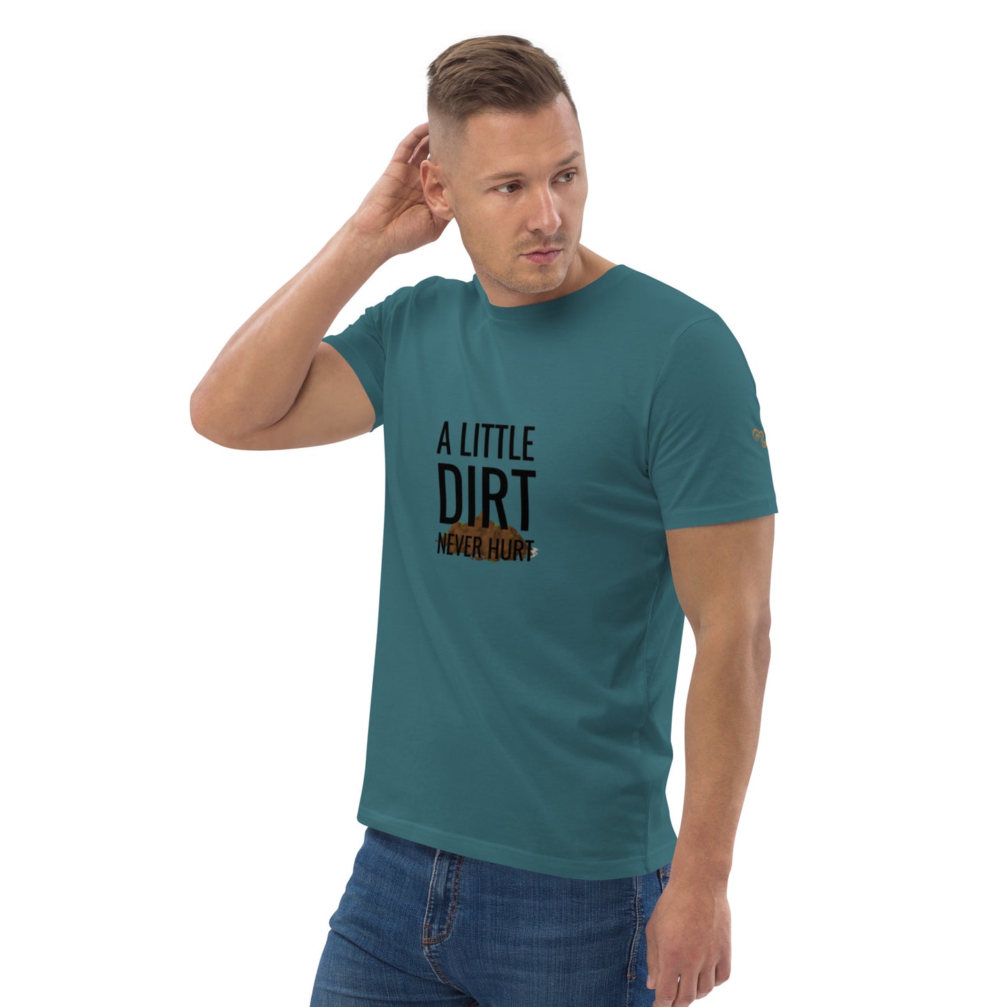 Craftklart Dirt Print Organic Cotton T-shirt - Premium T-Shirt from Craftklart.store - Just $16! Shop now at Craftklart.store