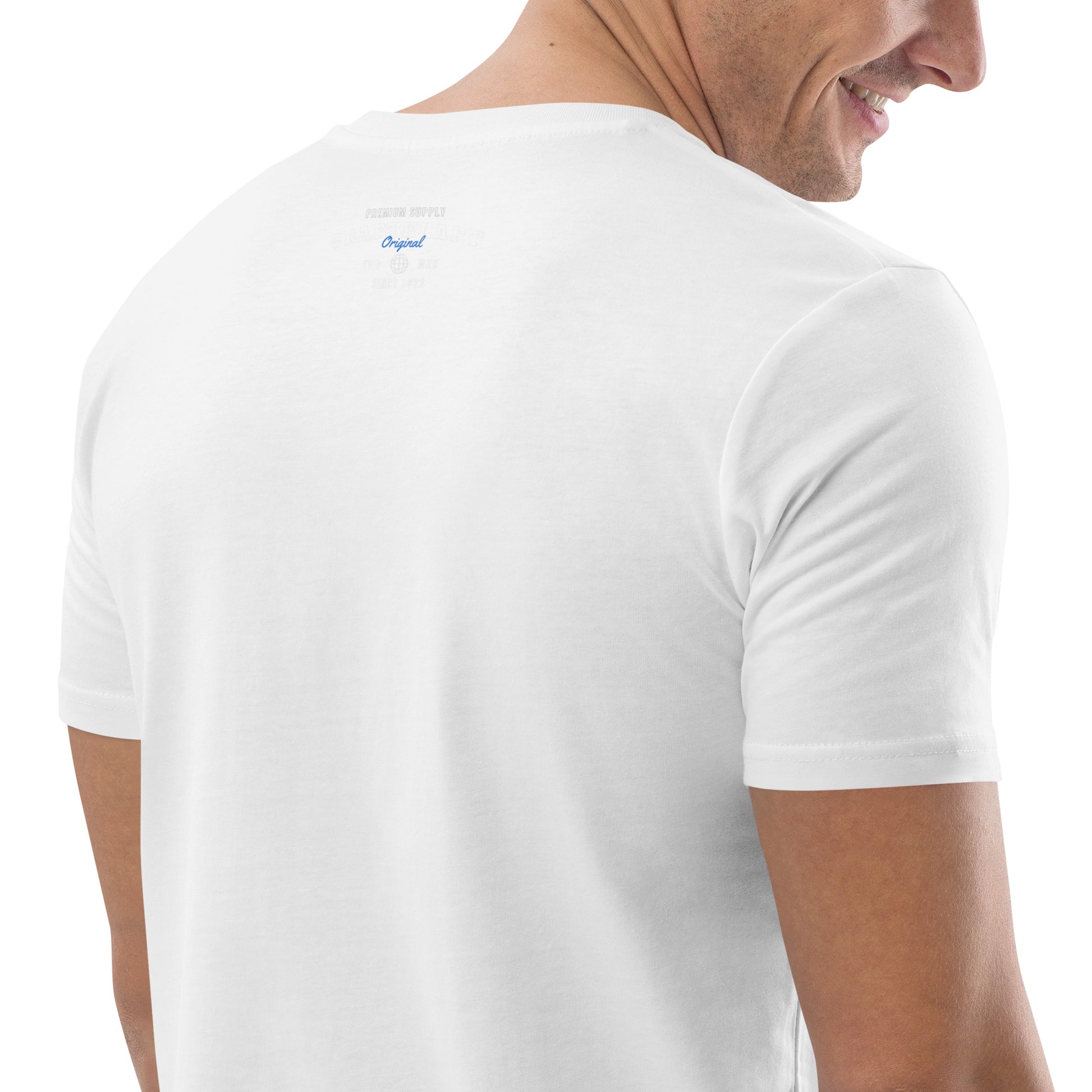 Craftklart (Back Print) Organic Cotton T-shirt - Premium T-Shirt from Craftklart.store - Just $19! Shop now at Craftklart.store