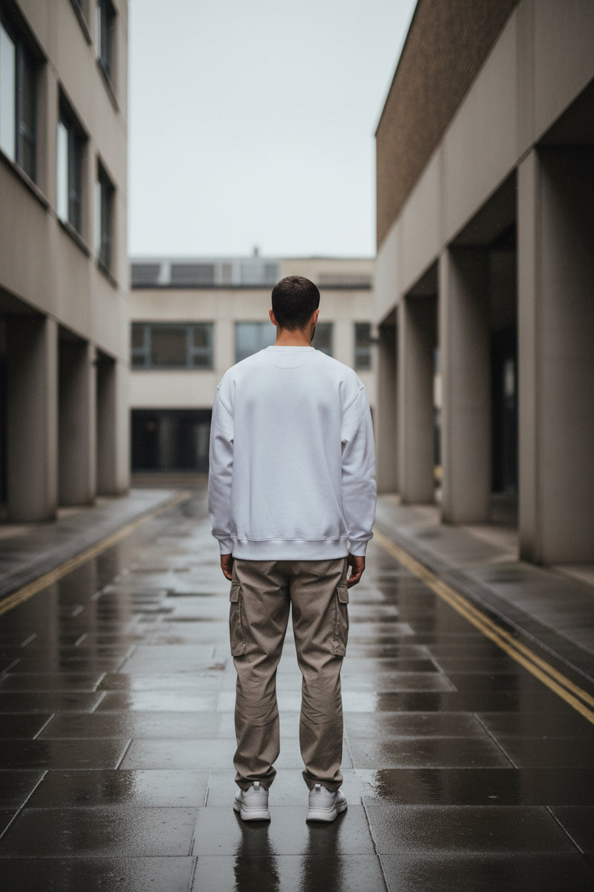 Urban Styled Organic Mid-Weight Sweatshirt | Minimalist Streetwear | Craftklart