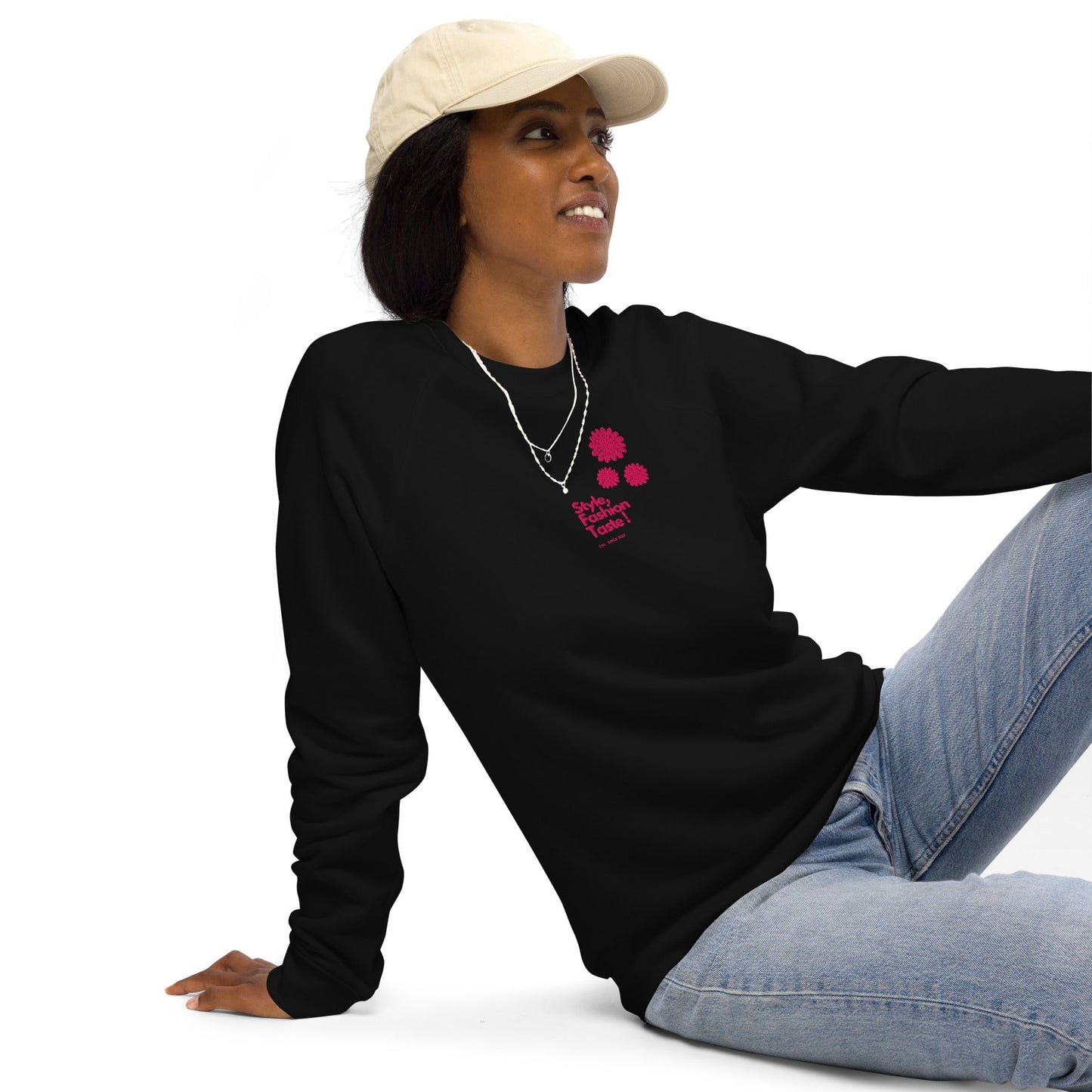 Craftklart Unisex Organic Raglan Sweatshirt - Premium Sweatshirt from Craftklart.store - Just $32.50! Shop now at Craftklart.store