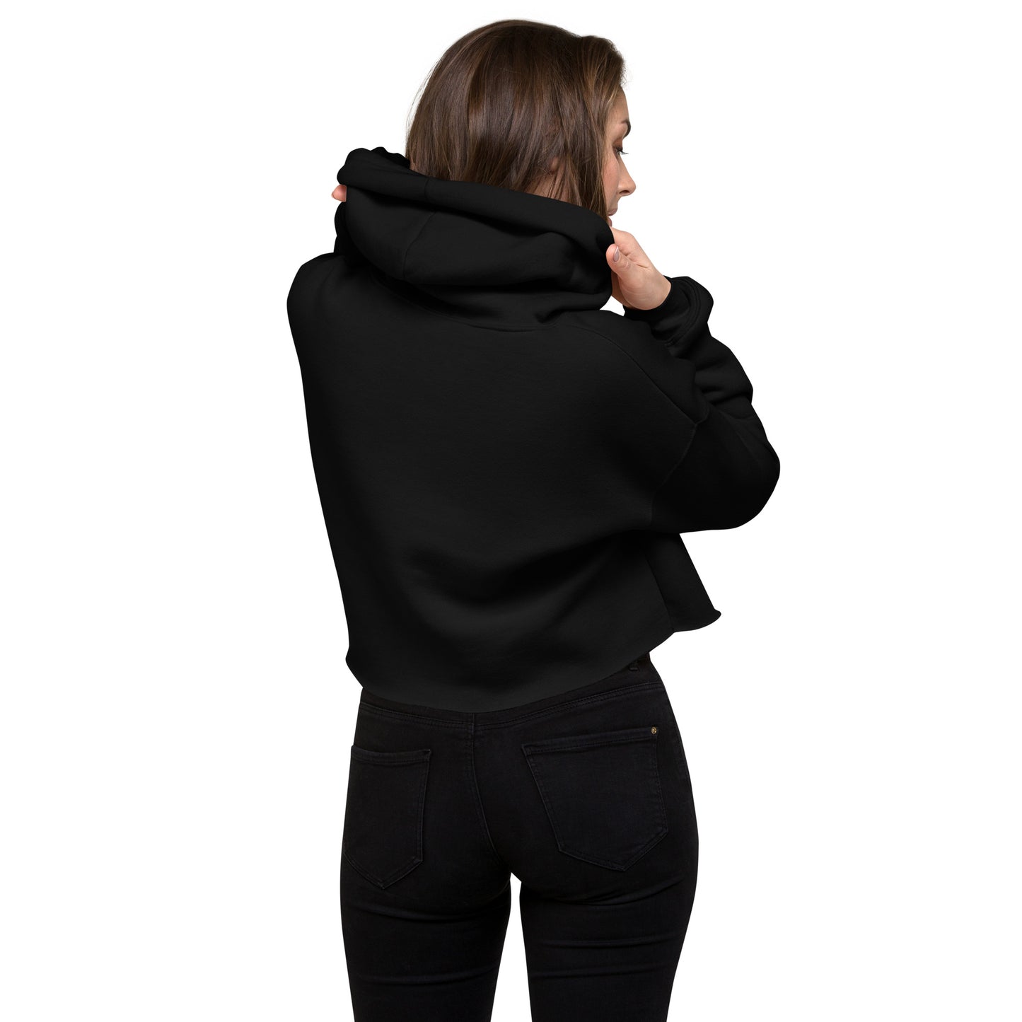 CKL Love Crop Hoodie - Premium Hoodie from Craftklart.store - Just $46! Shop now at Craftklart.store