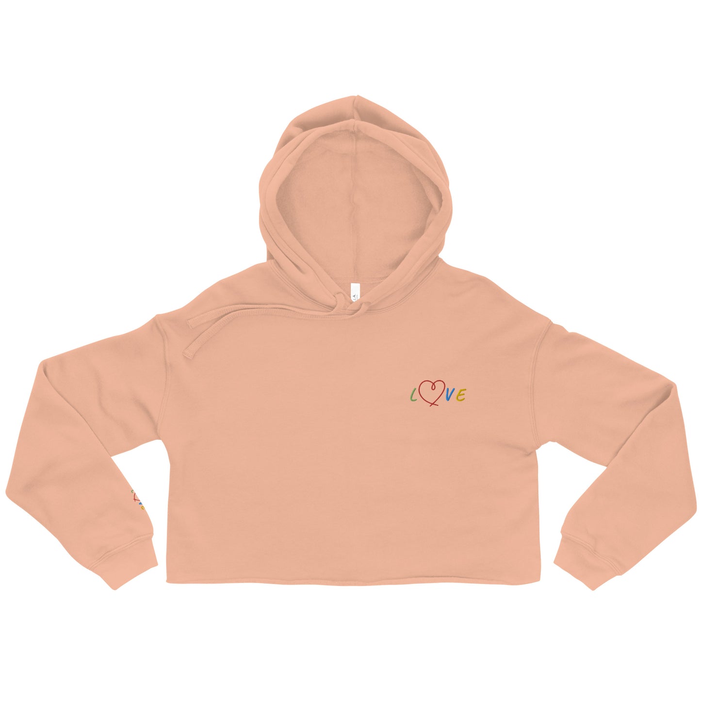CKL Love Crop Hoodie - Premium Hoodie from Craftklart.store - Just $46! Shop now at Craftklart.store