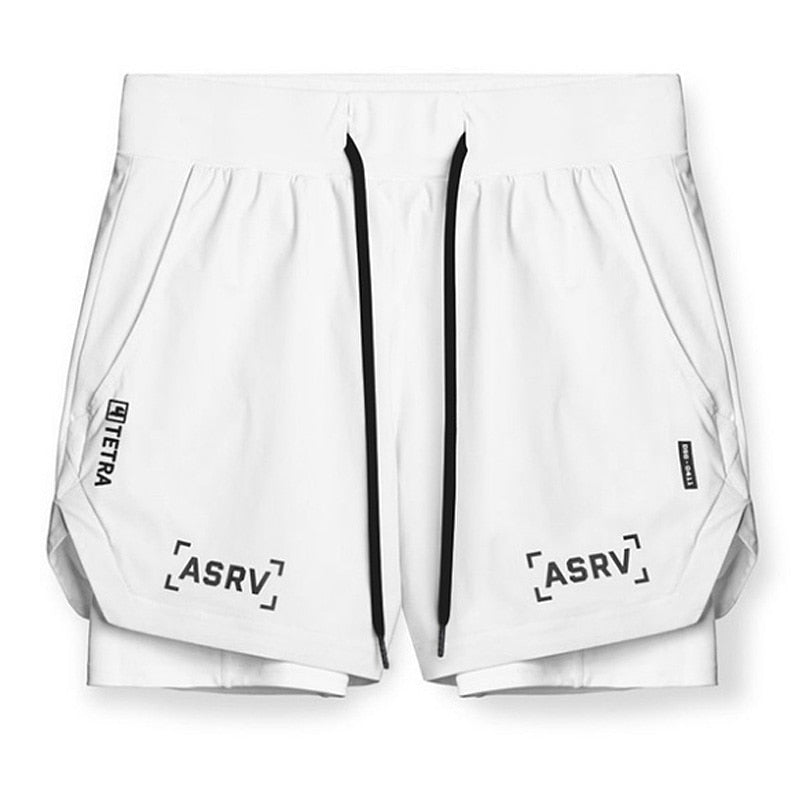 Men's 2 in 1 Quick Dry Fitness Shorts - Premium Shorts from Craftklart - Just $17.50! Shop now at Craftklart