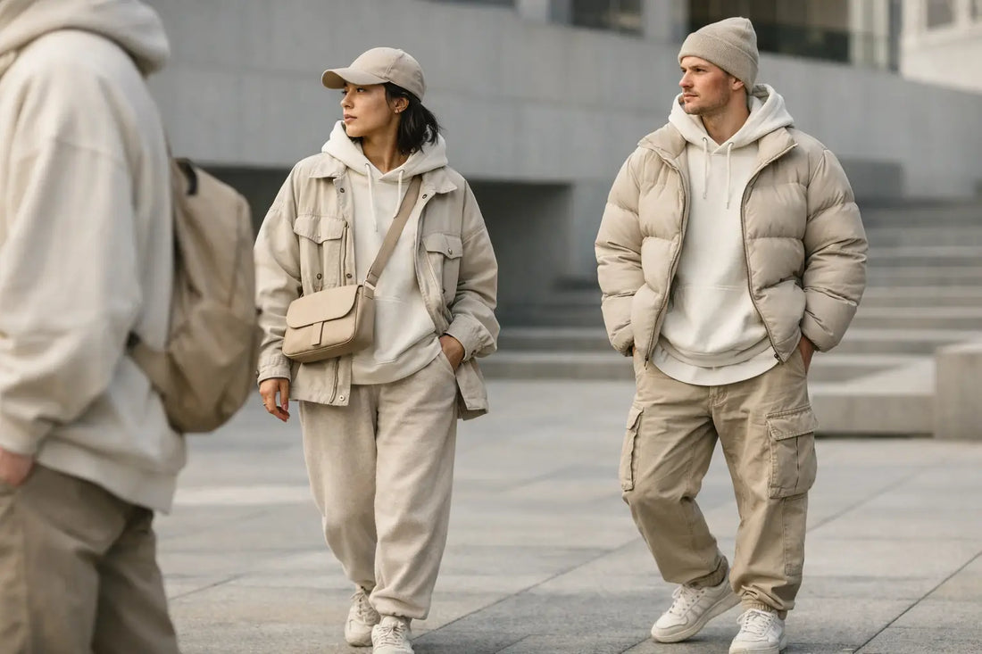 How to Wear Neutral Streetwear Outfits