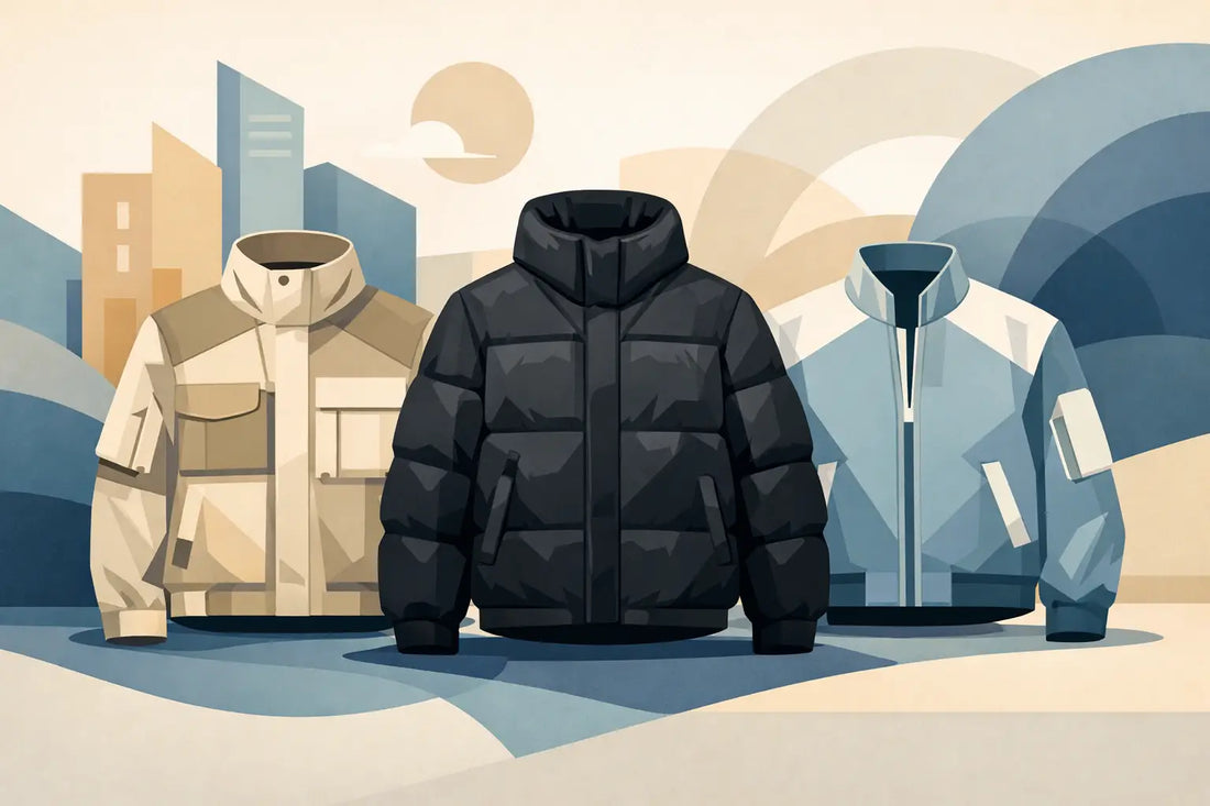 Structured Streetwear Jackets, Defined by Shape
