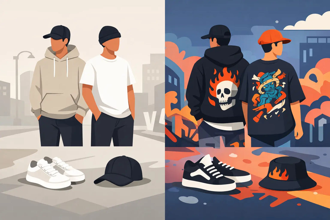 Minimalist Streetwear vs Graphic Streetwear
