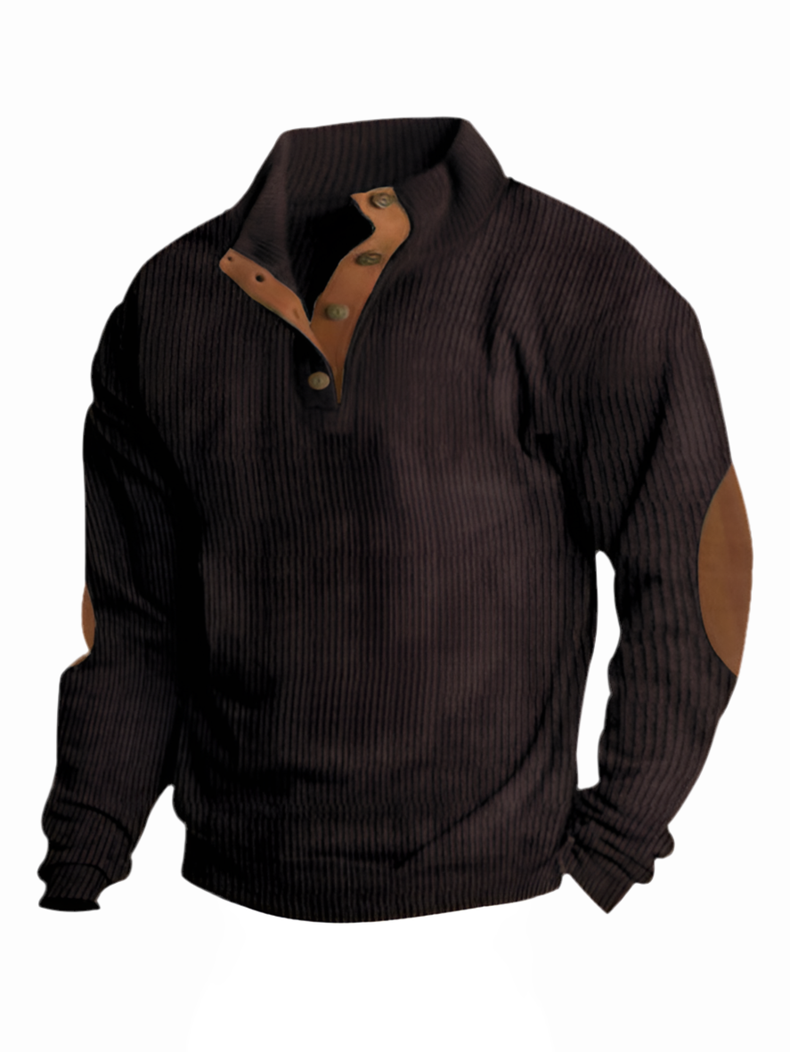 Men's Casual Outdoor Jacket Casual Stand Collar Long Sleeve Sweatshirt - Craftklart.store