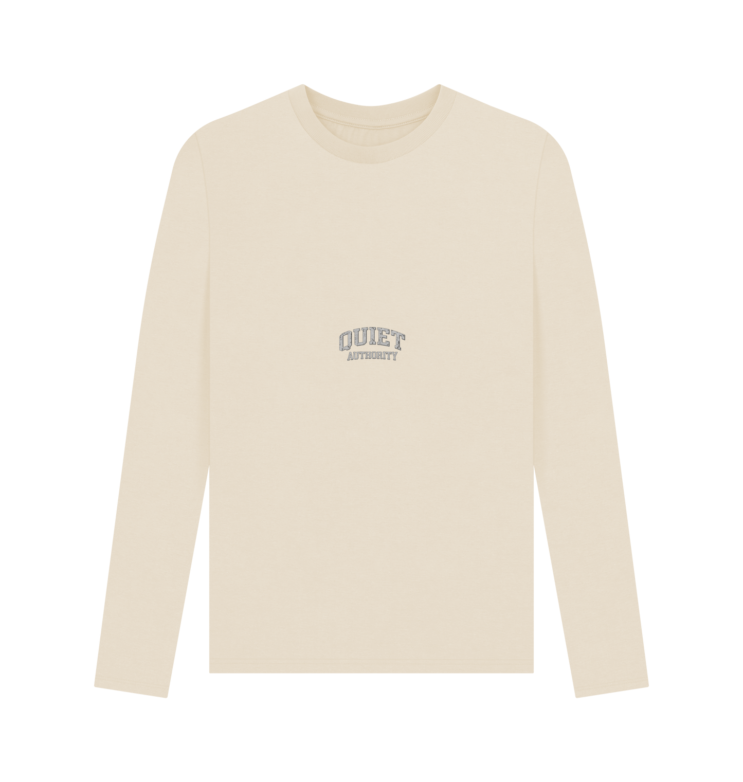 CKL Craftklart Quiet Authority long sleeve T-shirt with printed design made from organic cotton, streetwear style.
