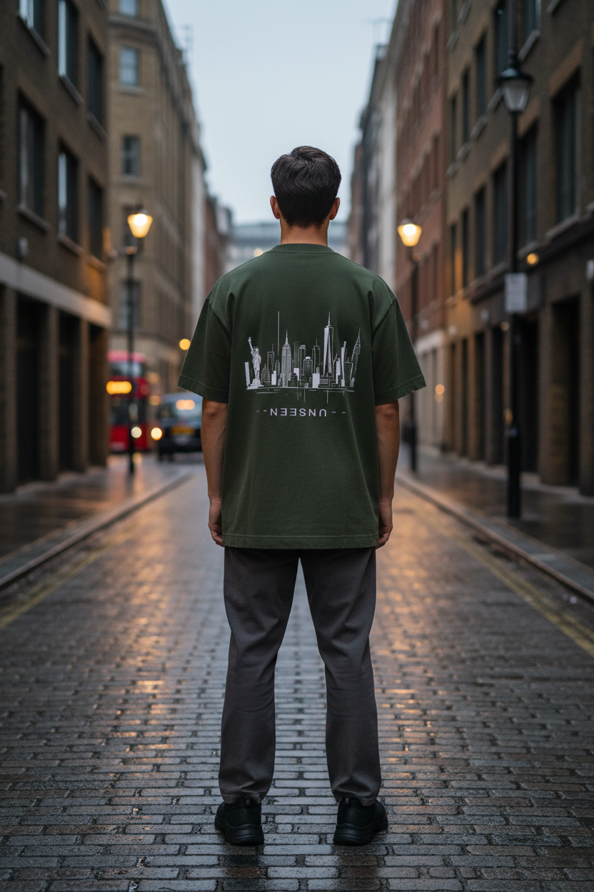 Heavyweight Vintage Washed Frayed T-Shirt