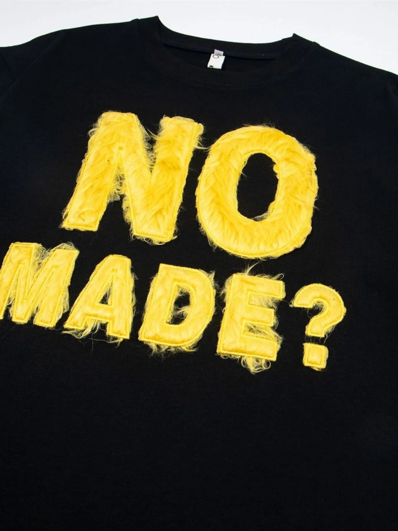 Men's NO MADE? Oversized Short Sleeve T-Shirt - Premium T-Shirt from Trendsi - Just $35.48! Shop now at Craftklart.store