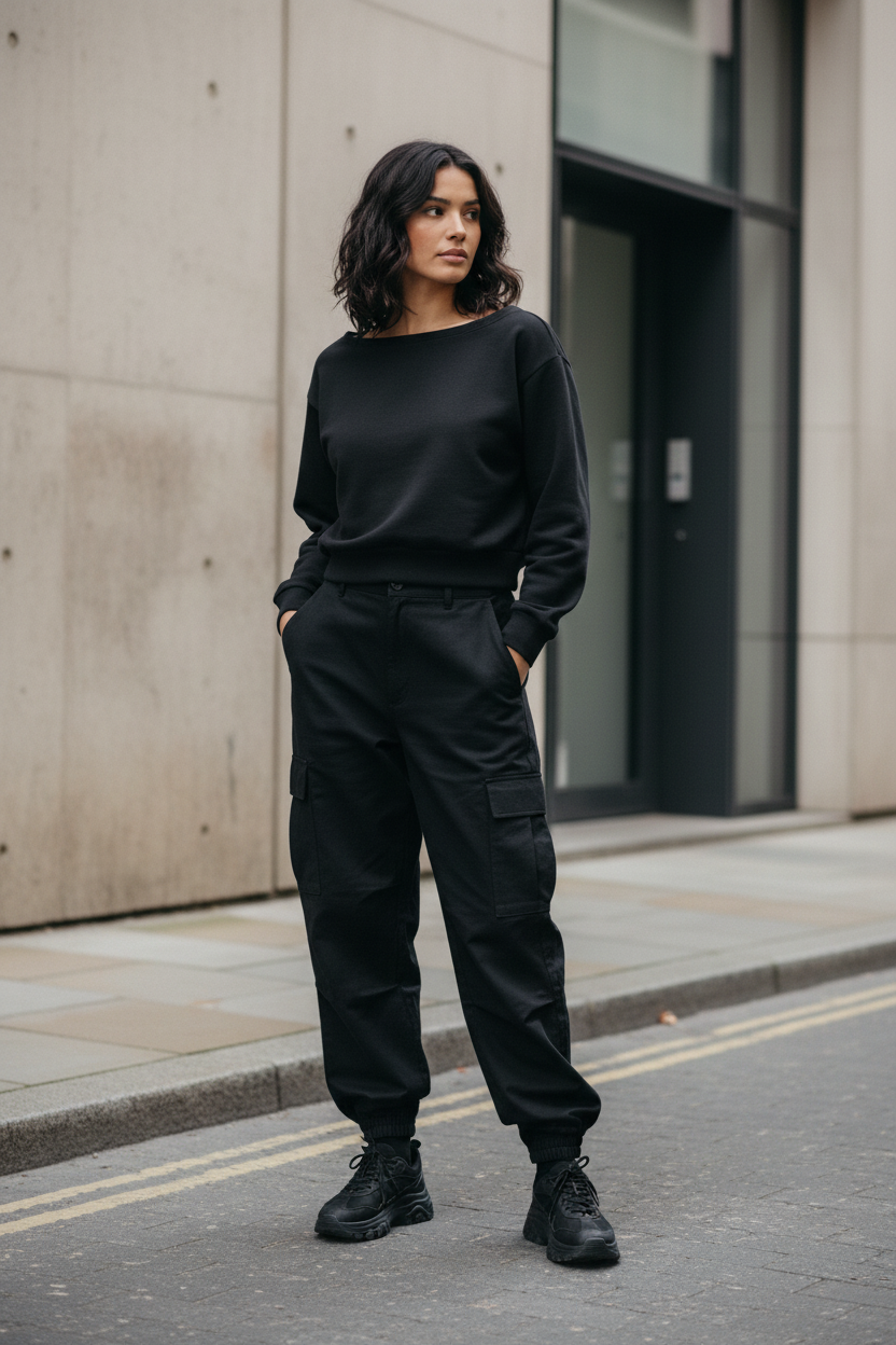 Women's Off-Shoulder Sweatshirt