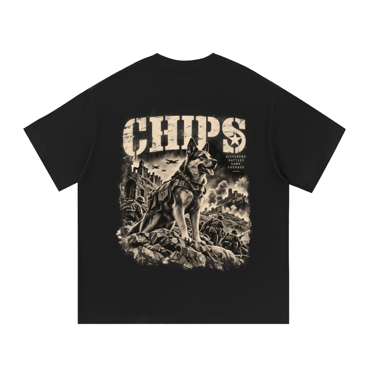 War Dogs Oversized Cotton T-Shirt