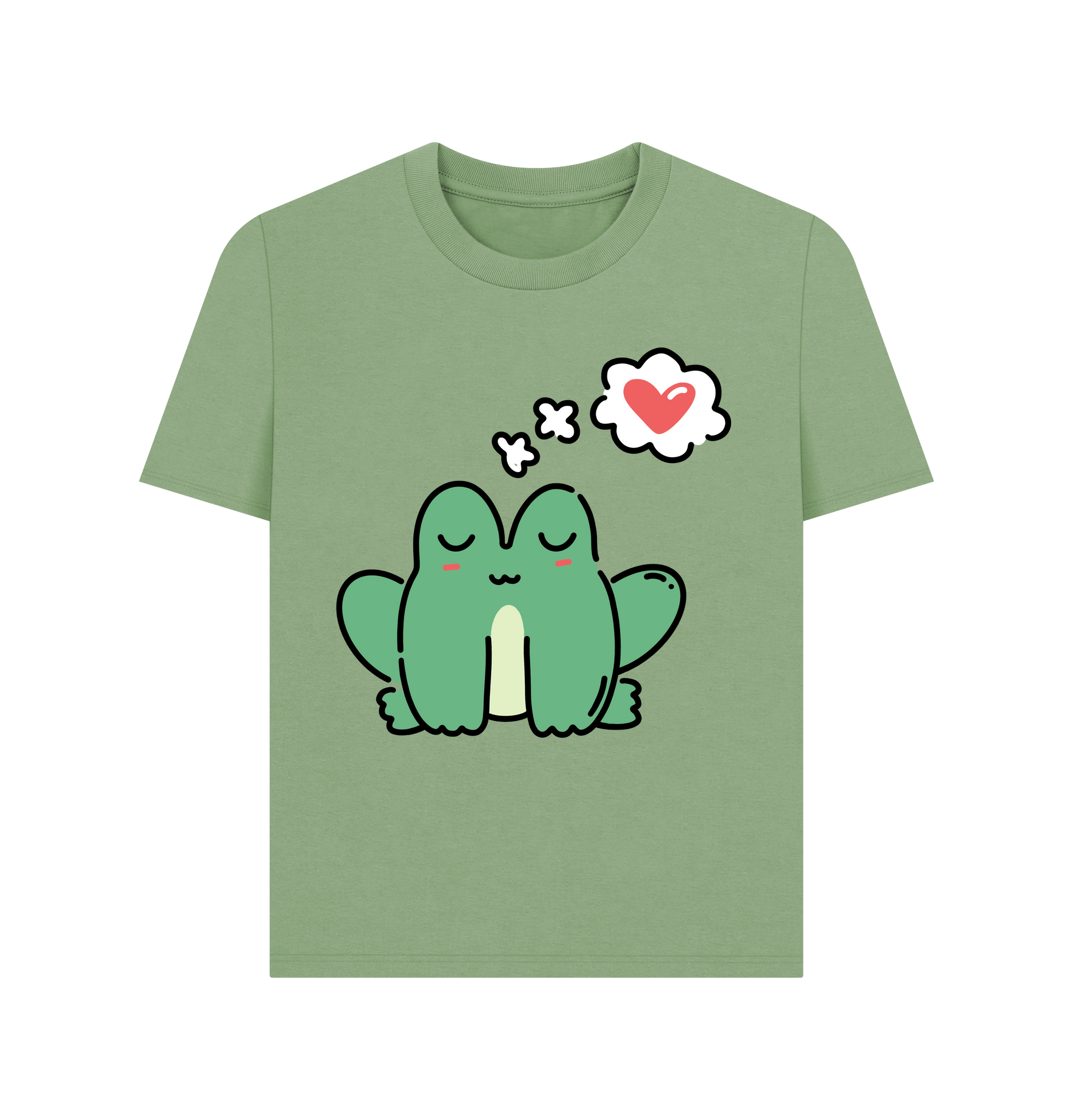 Sage Printed T-shirt Front