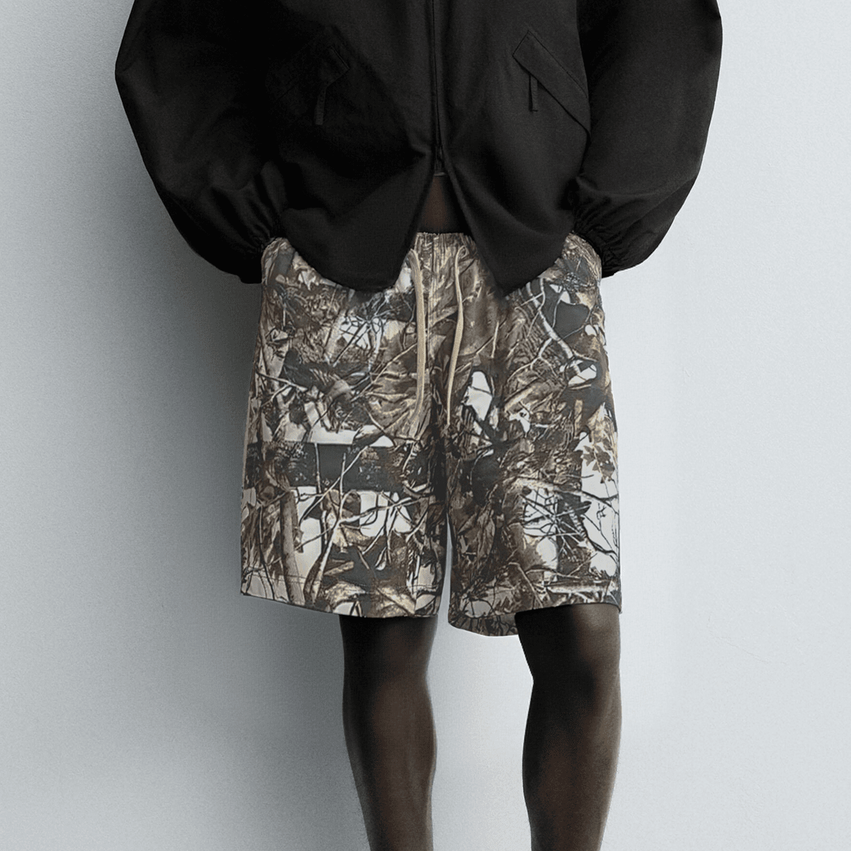 Camo French Terry Shorts