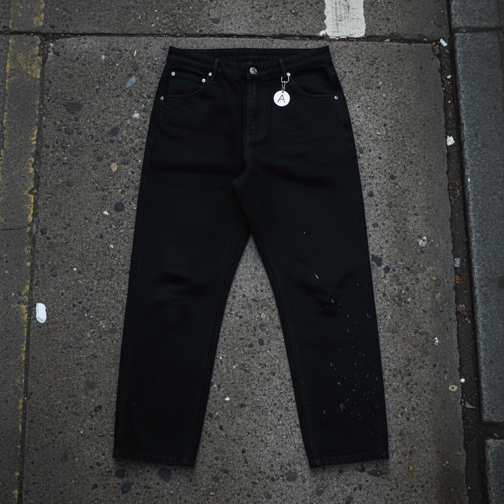 The Unseen Denim — Relaxed Straight-Leg Jeans