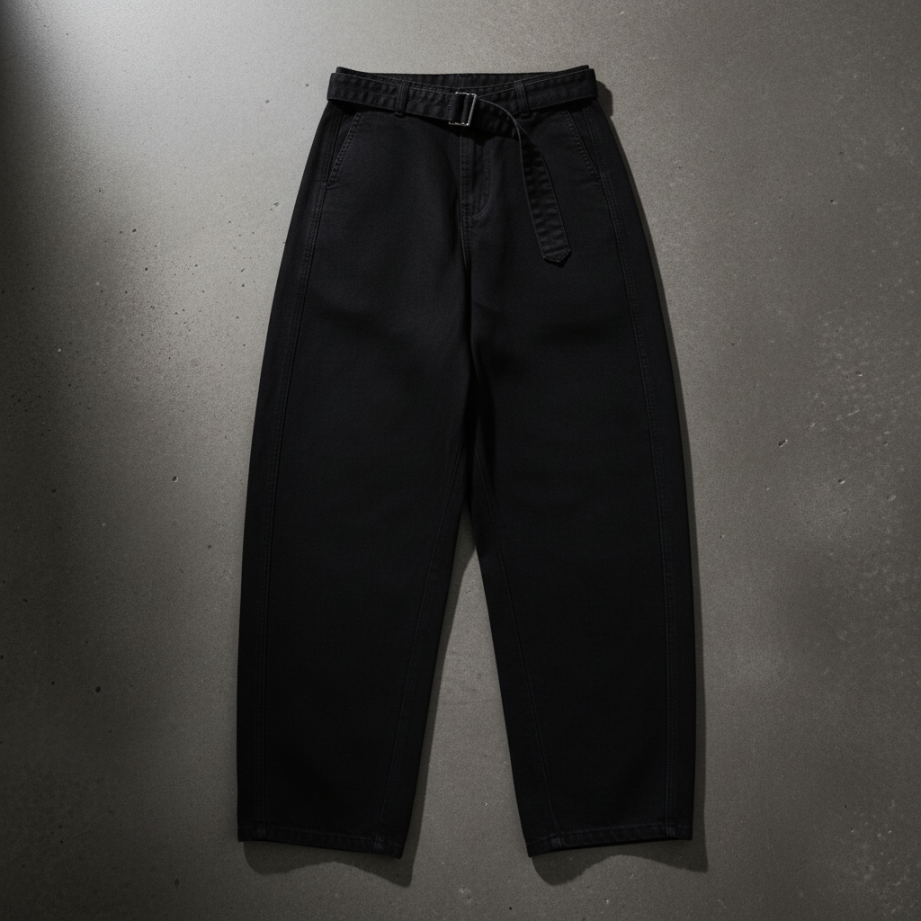 The Unseen Curved Blade Denim — Washed