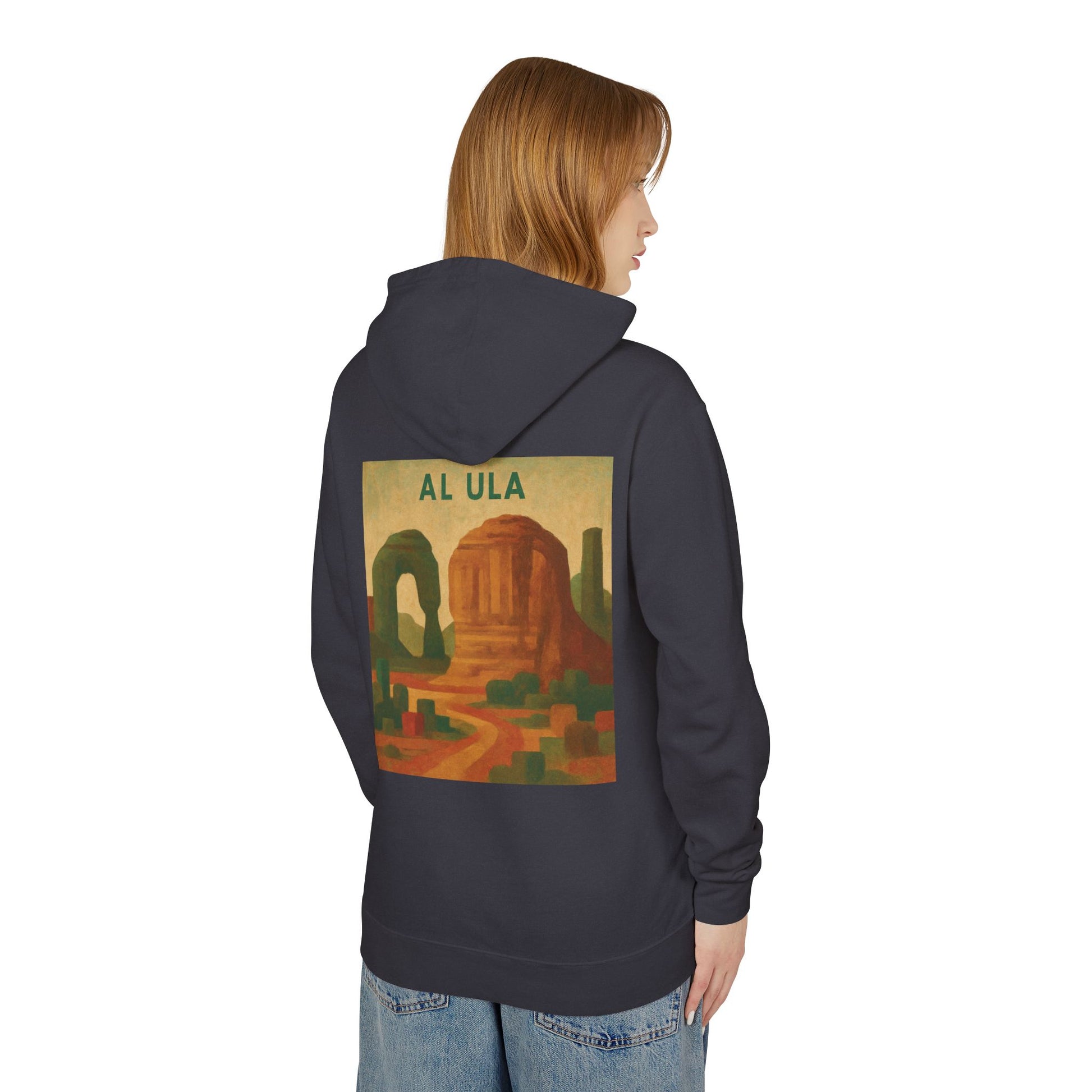 Saudi Arabia Lightweight Hooded Sweatshirt - Premium Hoodie from Printify - Just $48.41! Shop now at Craftklart.store