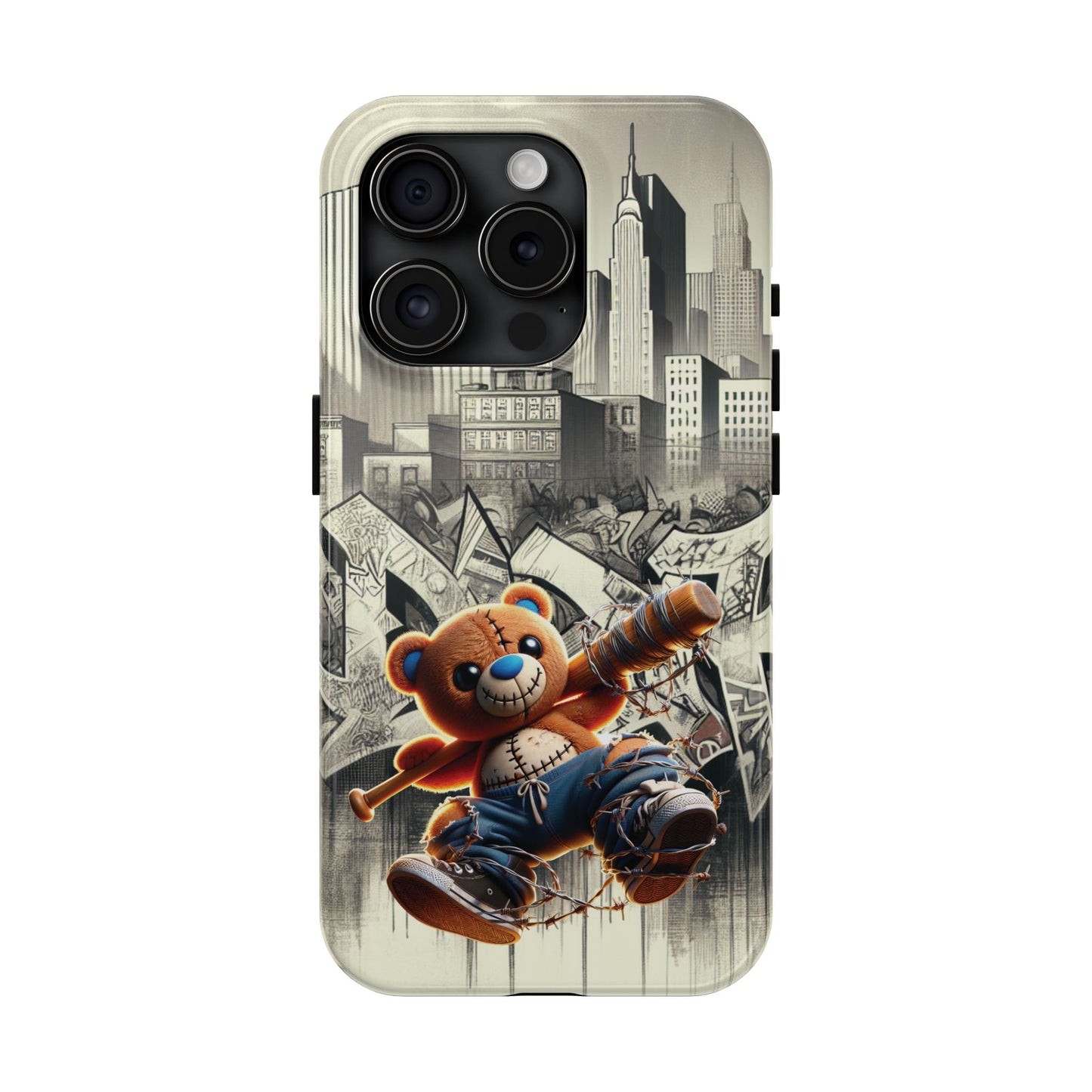 Urban City Bear Tough Phone Cases - Premium Phone Case from Craftklart.store - Just $13.68! Shop now at Craftklart.store