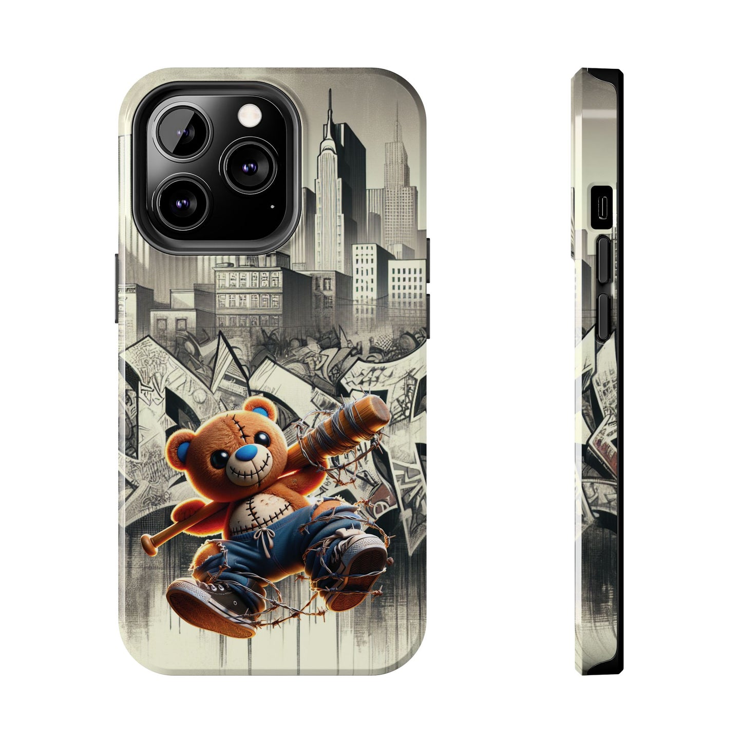 Urban City Bear Tough Phone Cases - Premium Phone Case from Craftklart.store - Just $13.68! Shop now at Craftklart.store