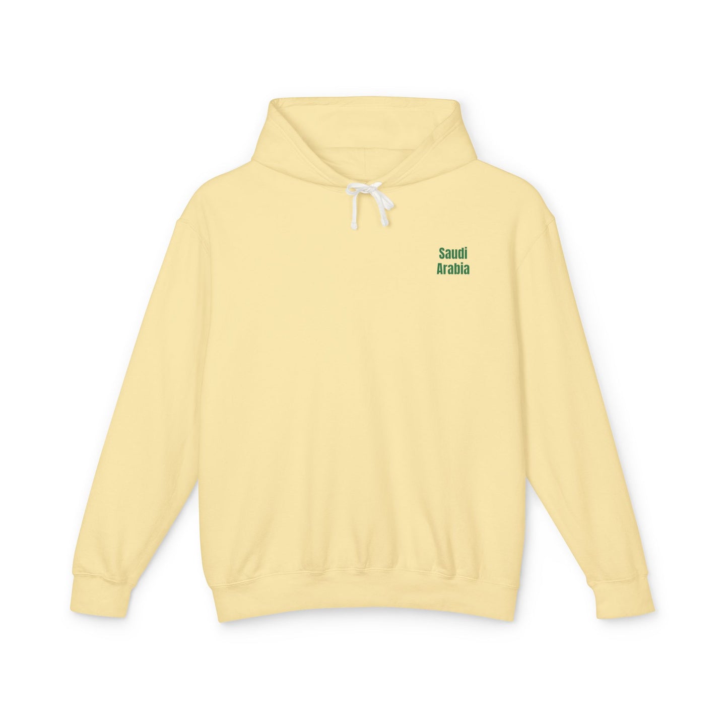 Saudi Arabia Lightweight Hooded Sweatshirt - Premium Hoodie from Printify - Just $48.41! Shop now at Craftklart.store