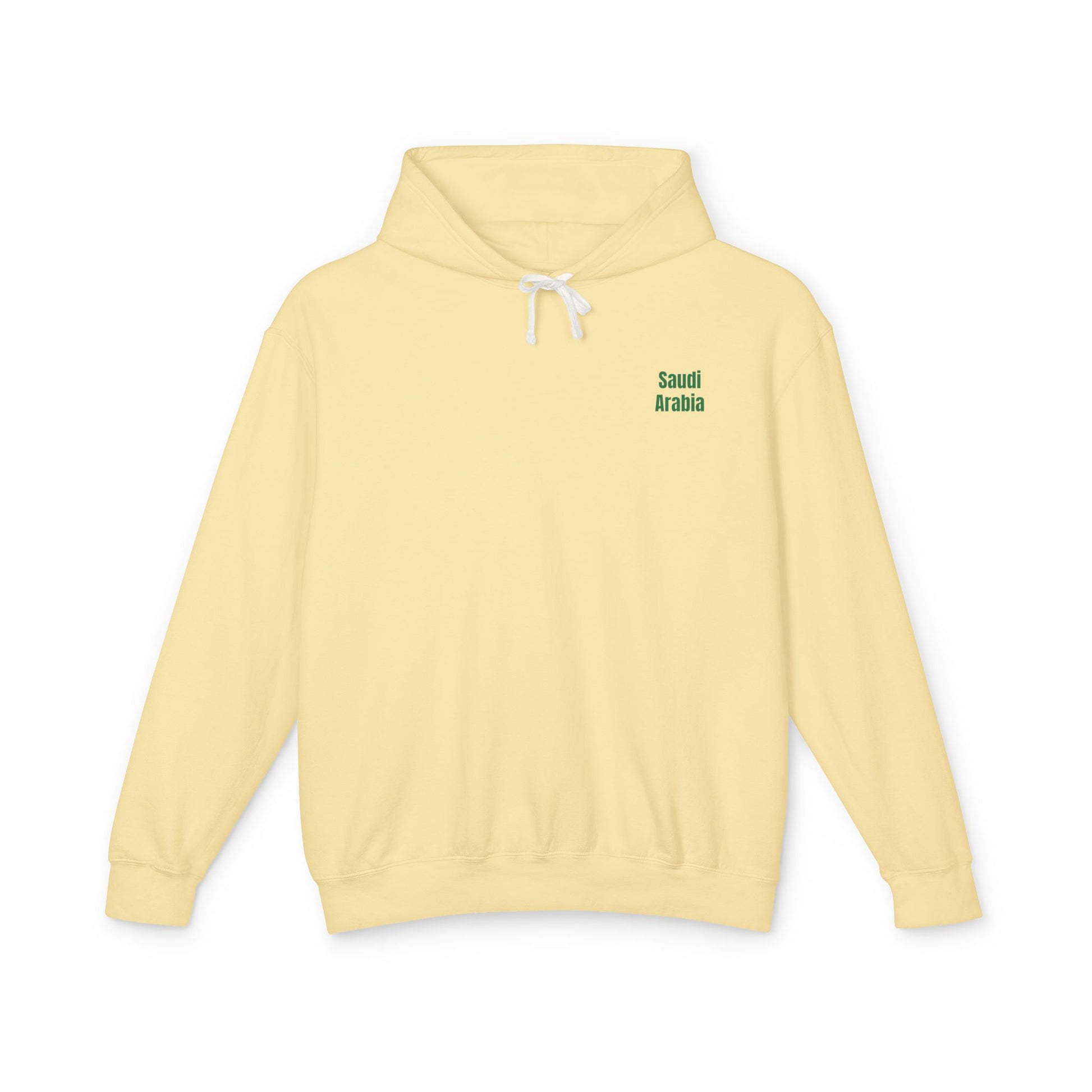 Saudi Arabia Lightweight Hooded Sweatshirt - Premium Hoodie from Printify - Just $48.41! Shop now at Craftklart.store