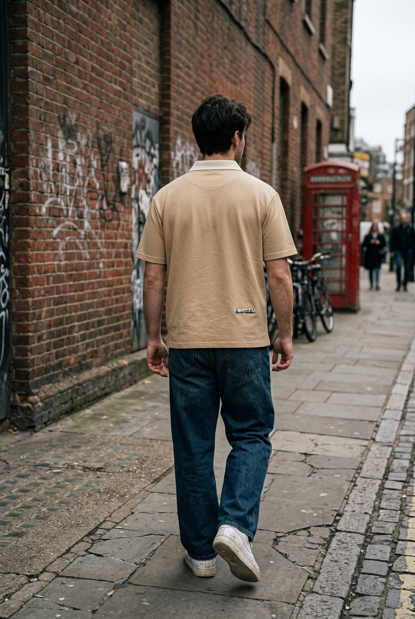 Urban Block Quarter-Zip Polo Shirt