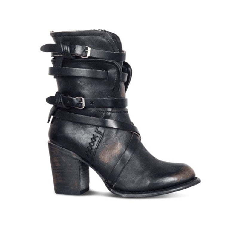 large size winter  leather boots