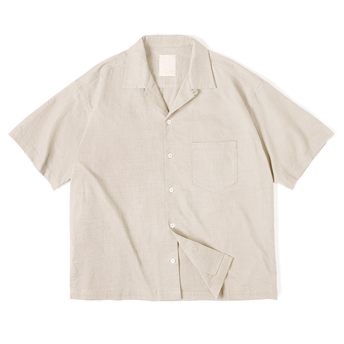 Urban Fashion & Streetwear Cuban Collar Short-Sleeve Shirt with vibrant floral pattern, lightweight fabric, and relaxed fit.